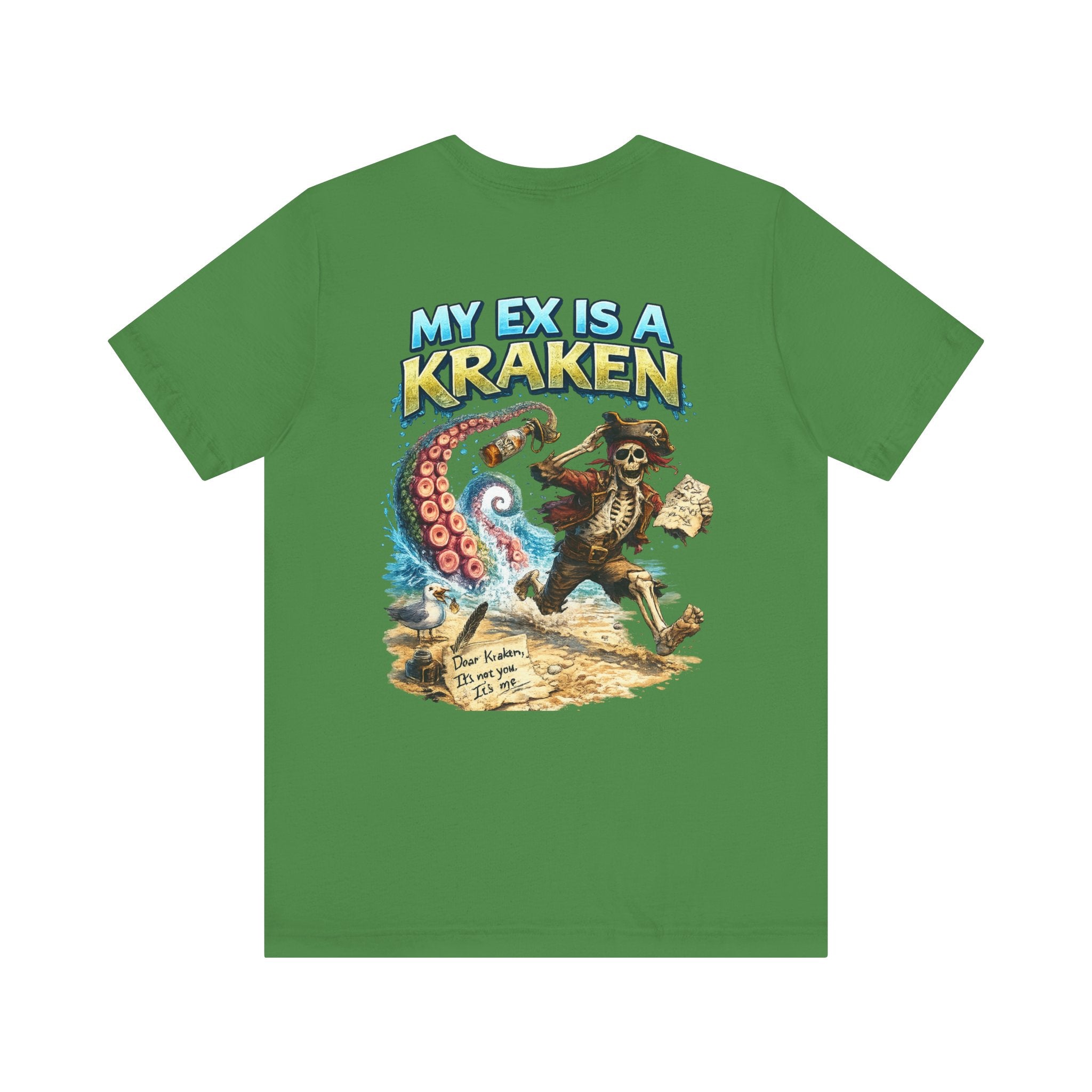 My Ex Is A Kraken Pirate T-Shirt — Funny Nautical Graphic Tee