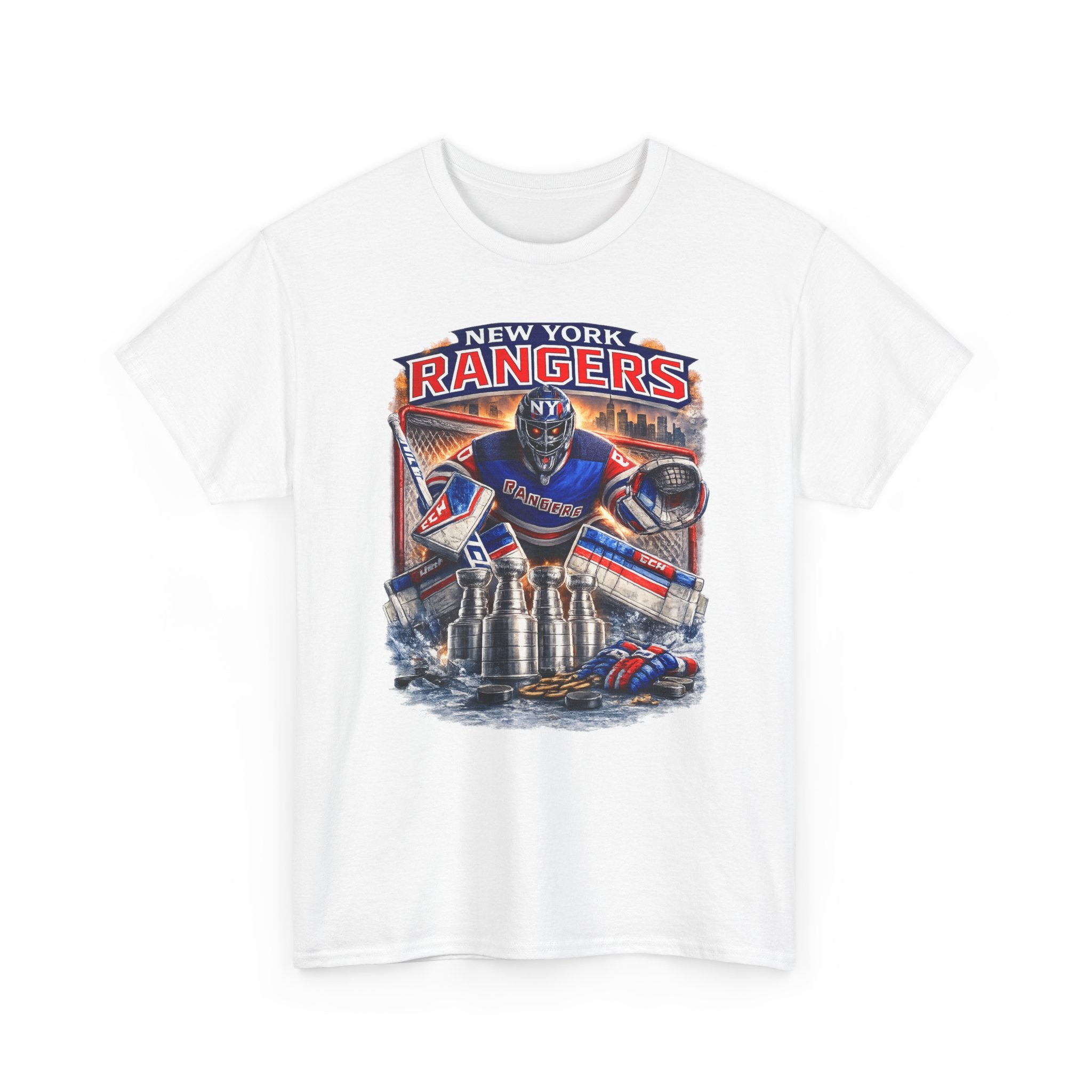 New York Rangers Goalie Tee — NHL Hockey Fan Shirt