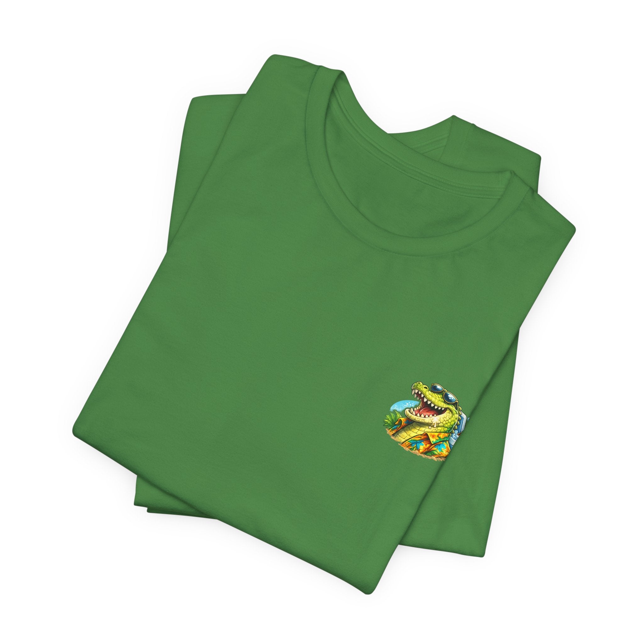 One More Round Turtle Tee — Retro Alligator Bar Fishing Graphic T-Shirt
