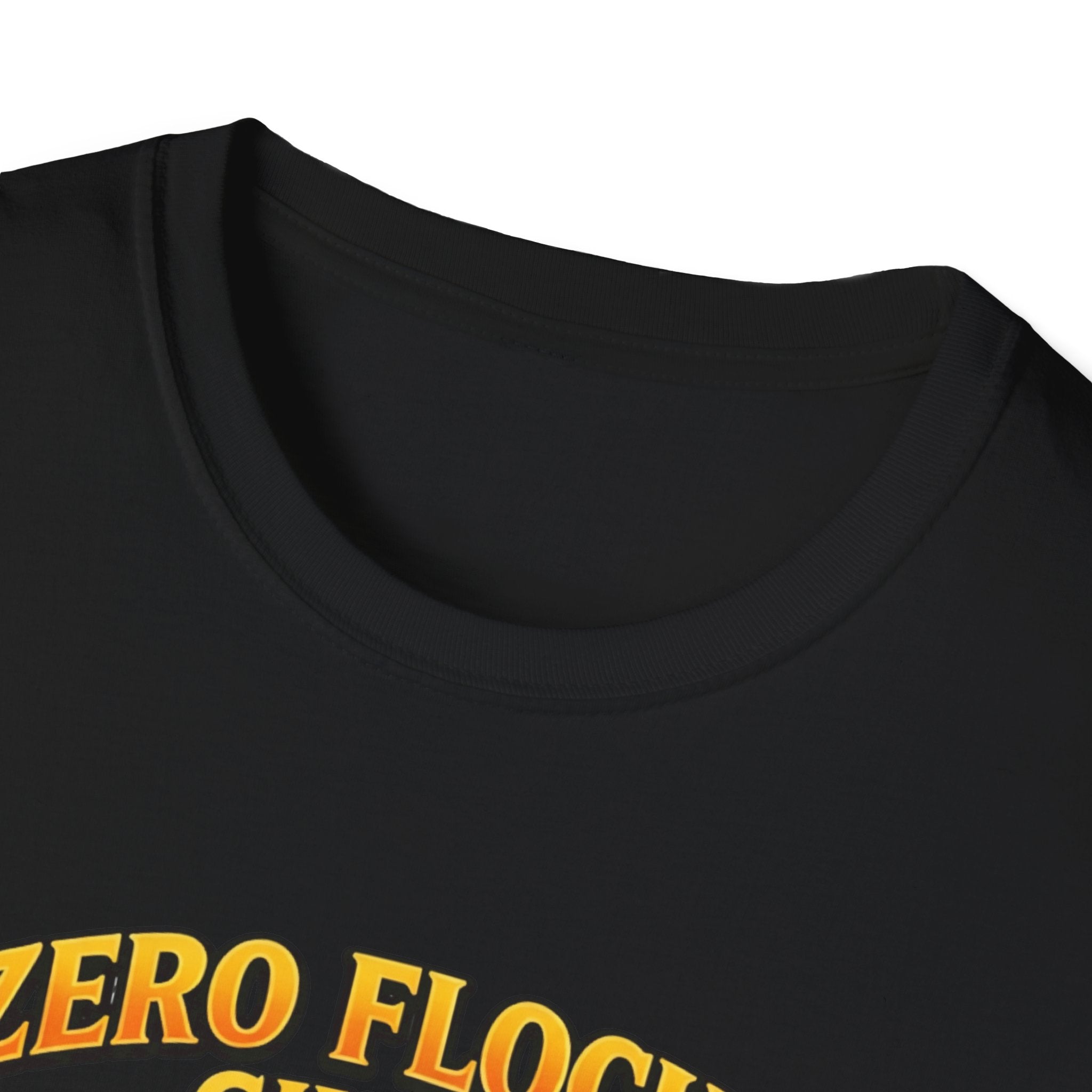 Halloween Skeletons T-Shirt - "Zero Flocks Given" Funny Spooky Tee