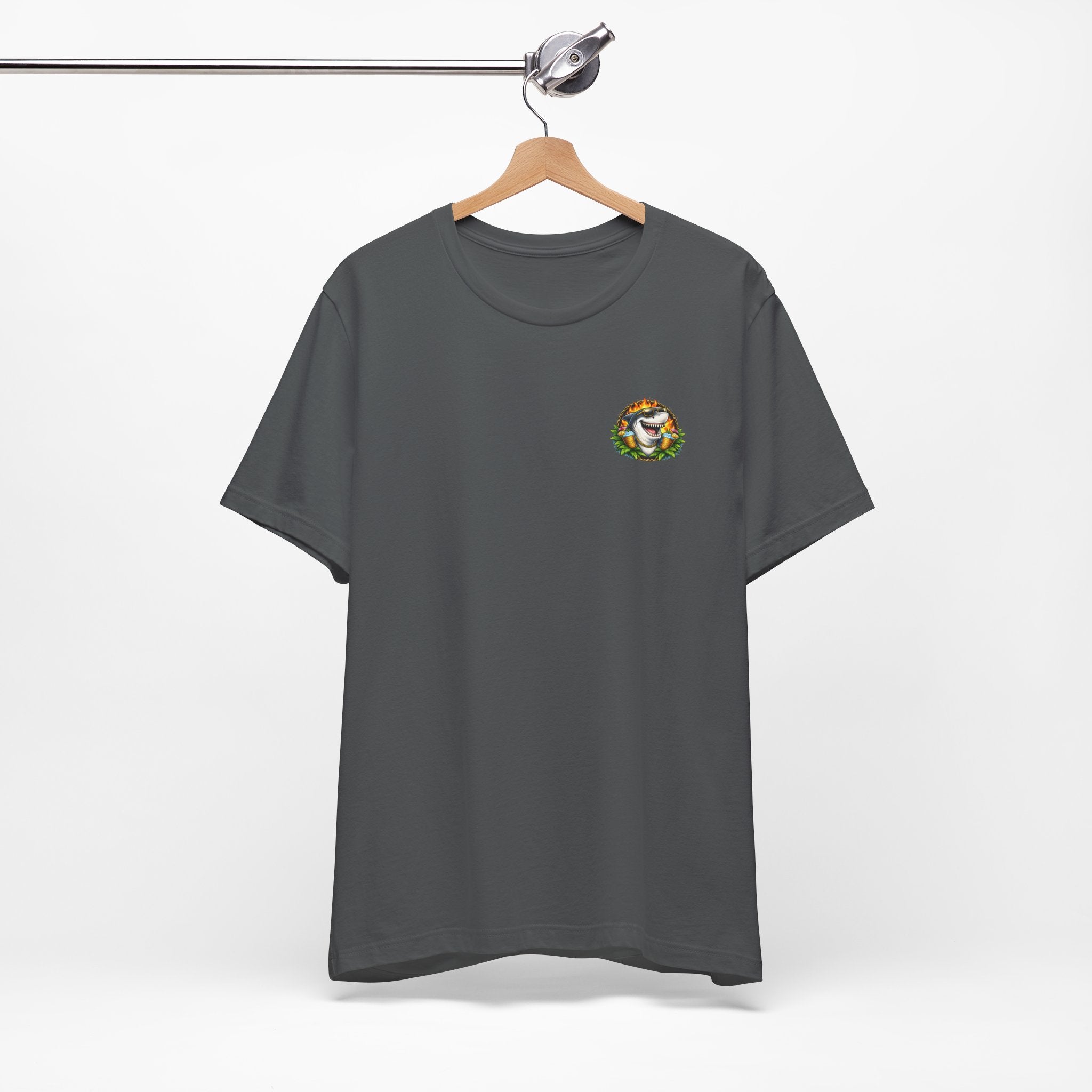 Shark Bonfire Tee — "Sharks Don’t Tan, We Toast" Graphic T-Shirt
