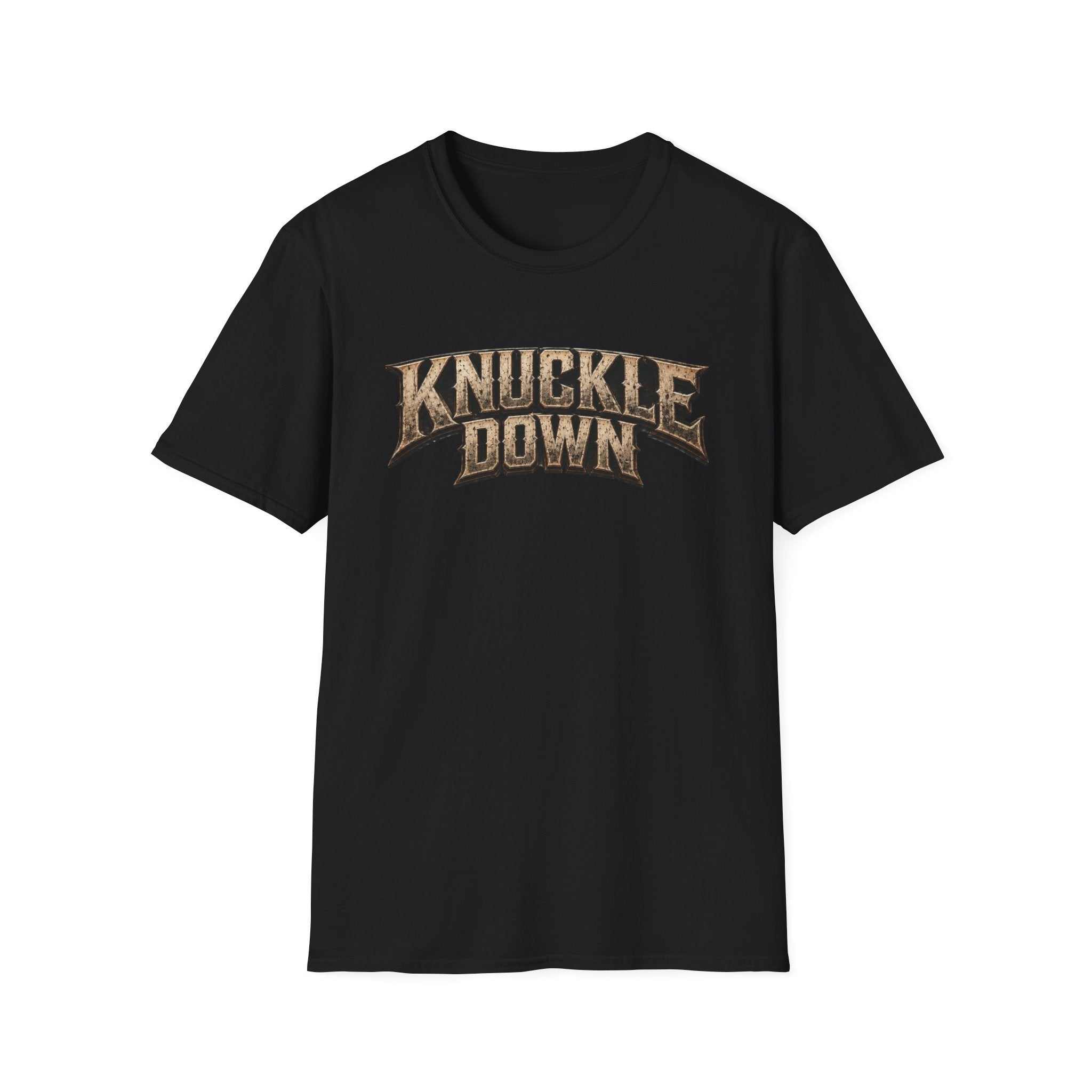 Knuckle Down Graphic T‑Shirt — Vintage Rugged Fighting Vibe