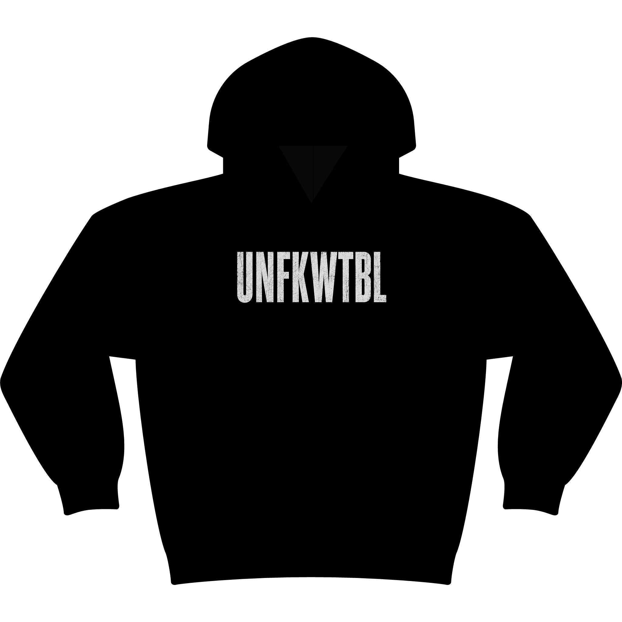 UNFKWTBL Distressed Logo Hoodie