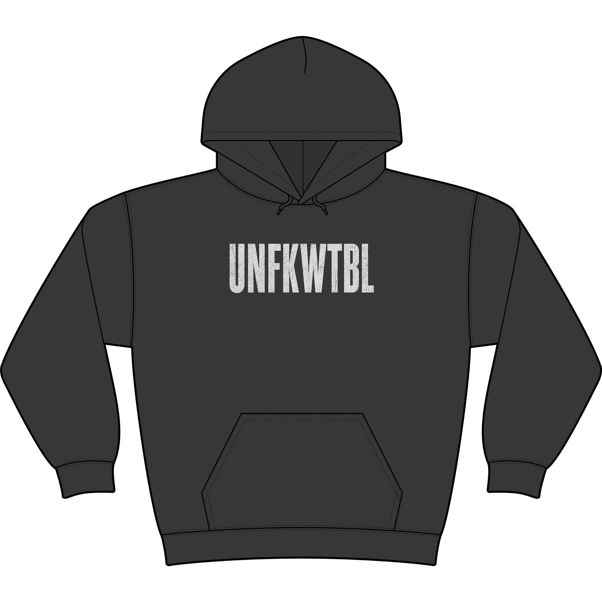 UNFKWTBL Distressed Logo Hoodie