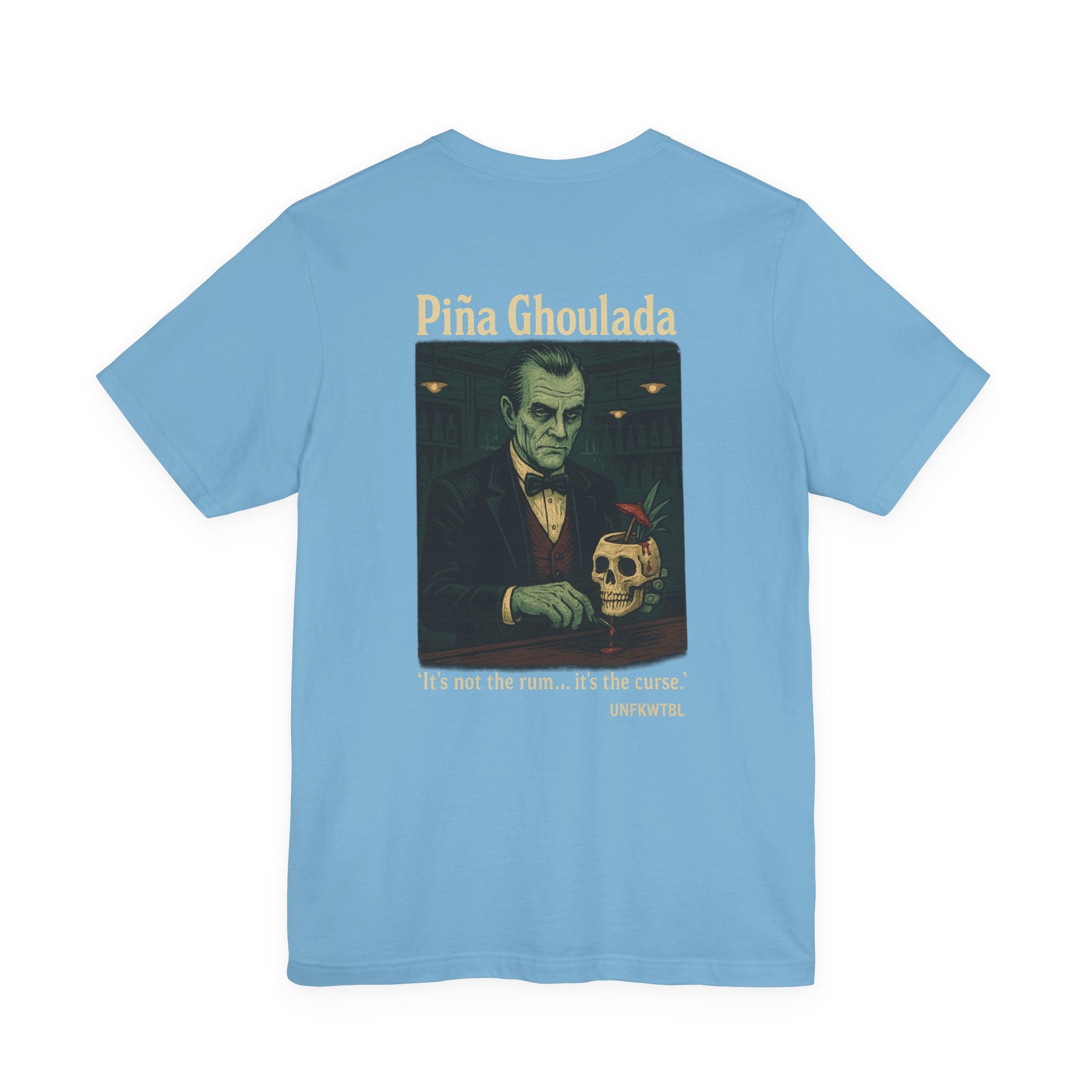 Piña Ghoulada Tee — Halloween Vintage Vampire Skull Cocktail T-Shirt