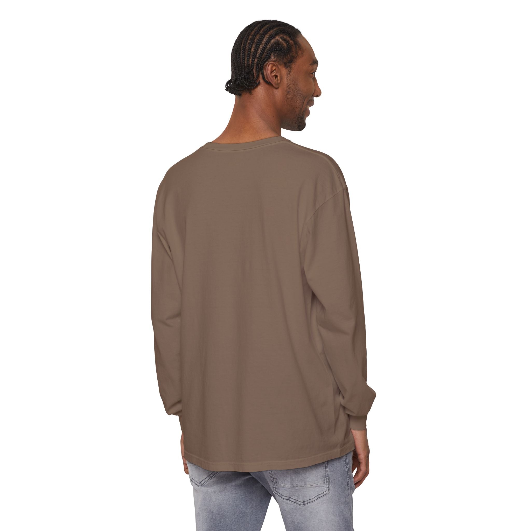 Calm Men Skull Raven Long Sleeve T-Shirt — "Calm Men Are The Ones You Should Worry About"