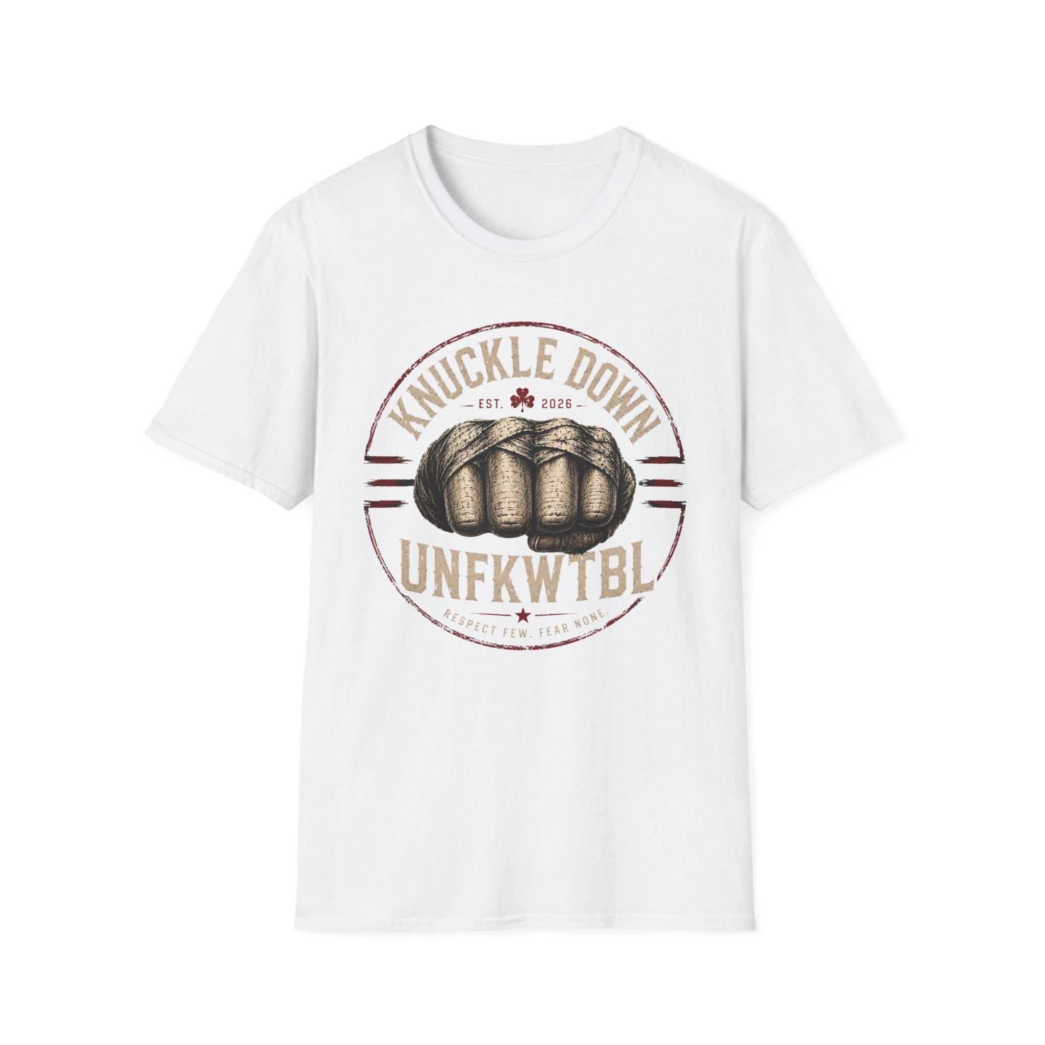 Knuckle Down Vintage Boxing T‑Shirt — Retro Fist Graphic Tee