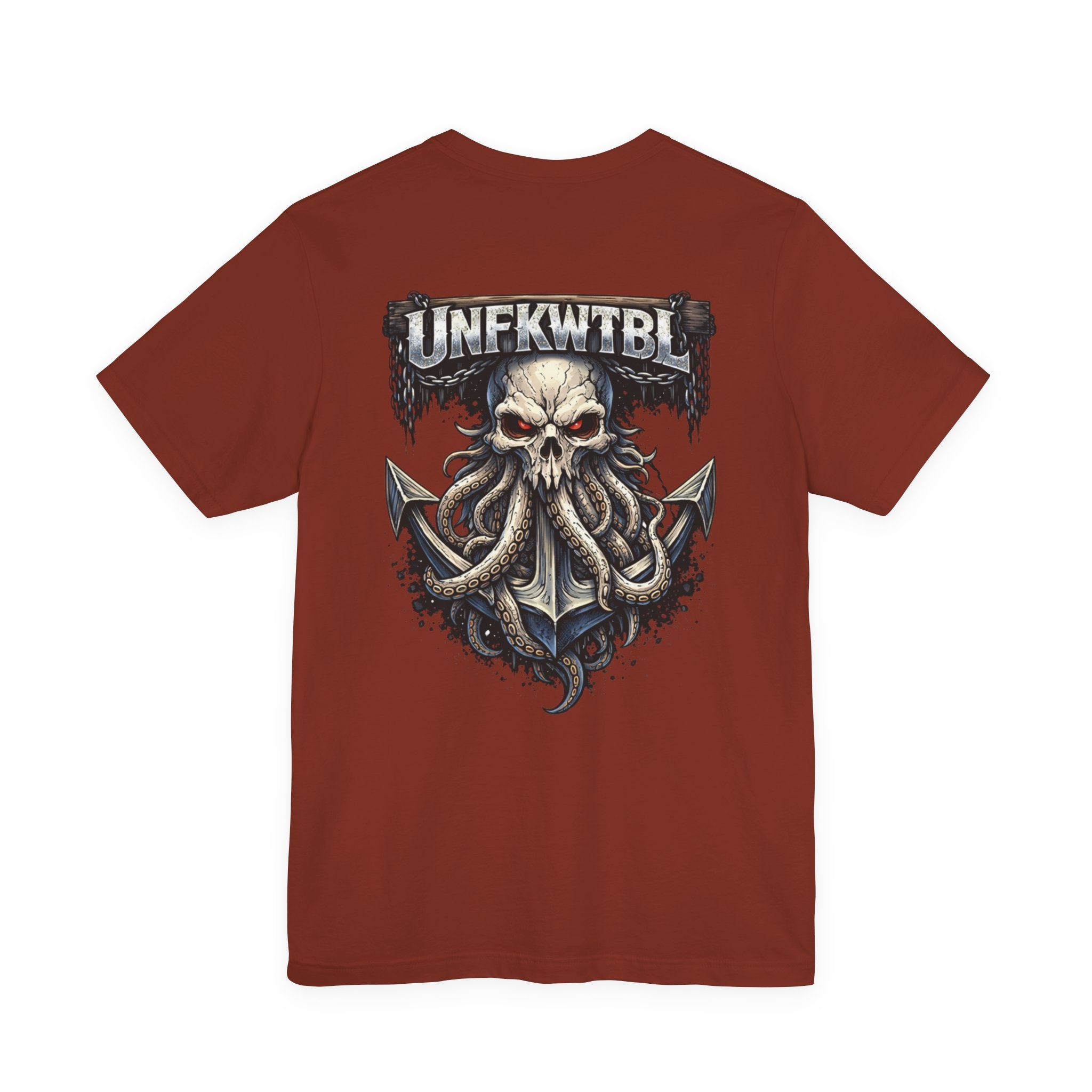 UNFKWTBL Anchor Skull T‑Shirt — Nautical Pirate Graphic Tee (UNFKWTBL)