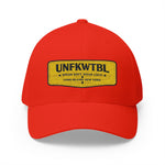 Embroidered 'UNFKWTBL' Patch Cap — Structured Closed-Back Baseball Hat