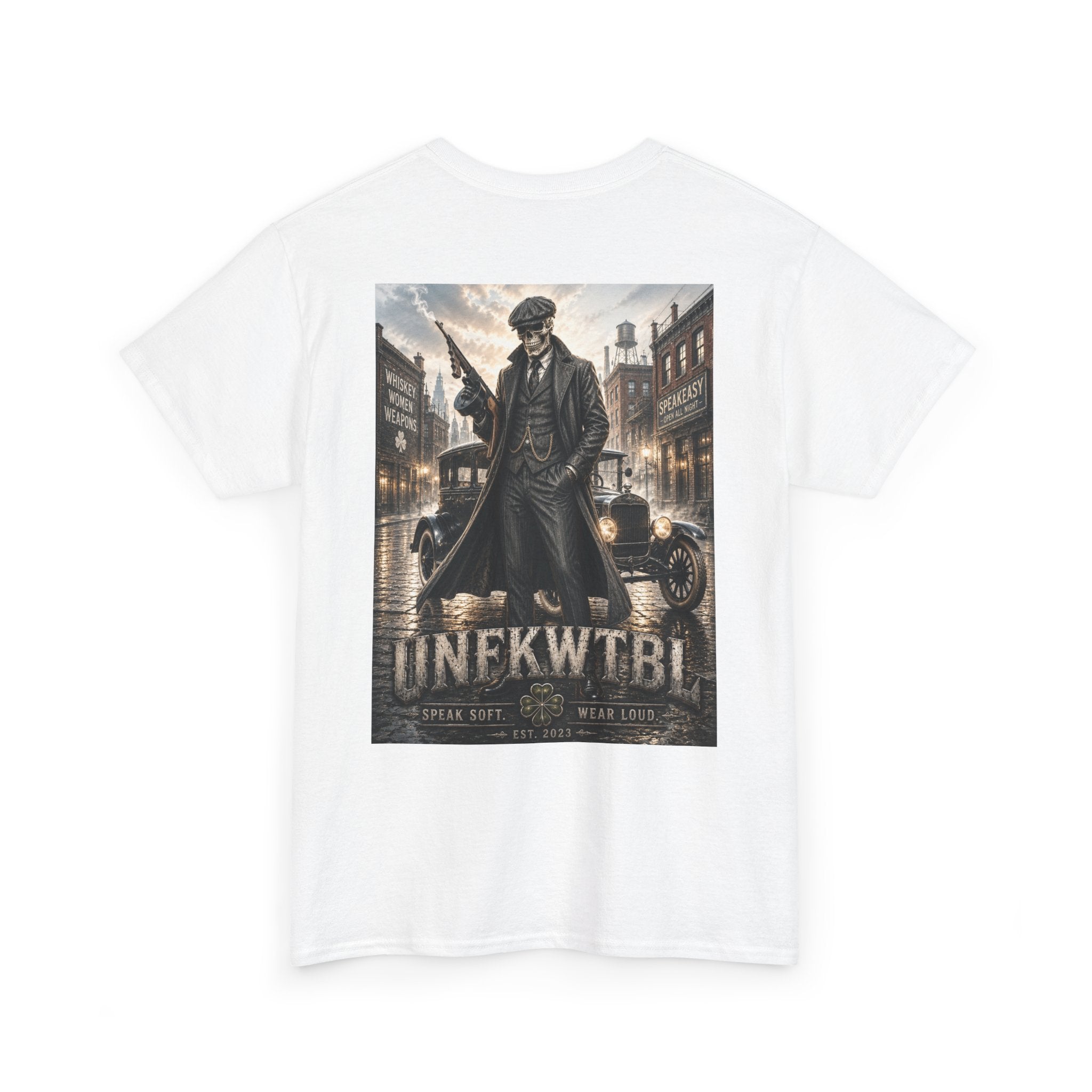 Peaky Blinders-Inspired Graphic Tee — Vintage Gangster Poster Design