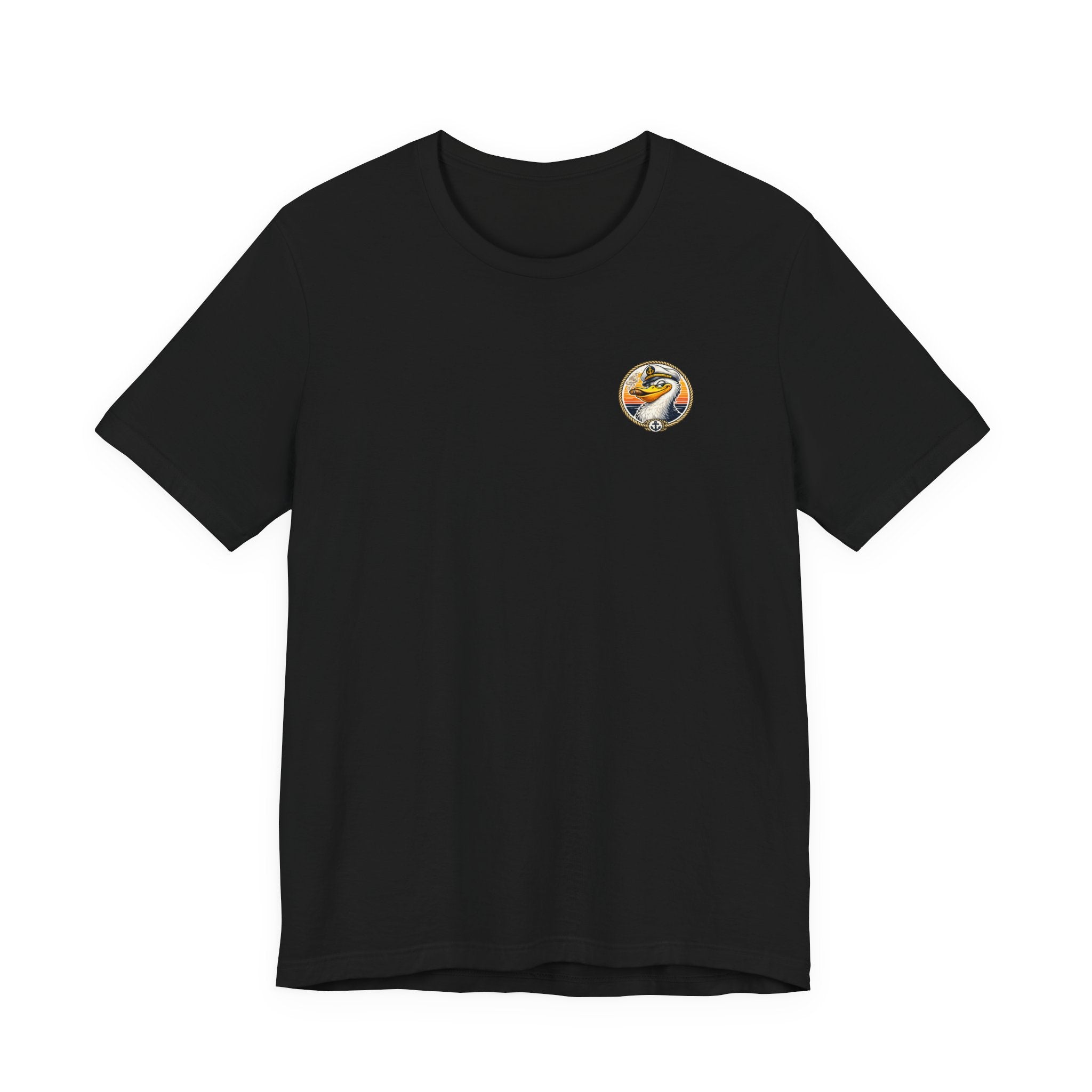 Captain Chaos Tee — Retro Beach Club Duck Graphic T‑Shirt
