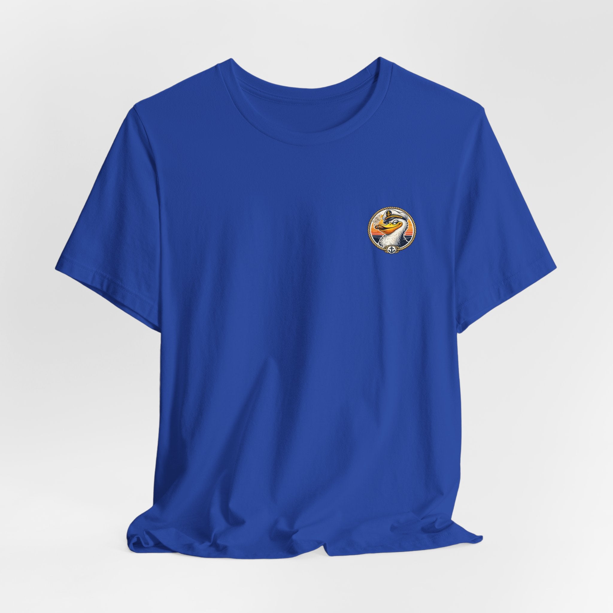 Fishing Duck T-Shirt — “Fishing License: Optional, Skill: Questionable” Graphic Tee