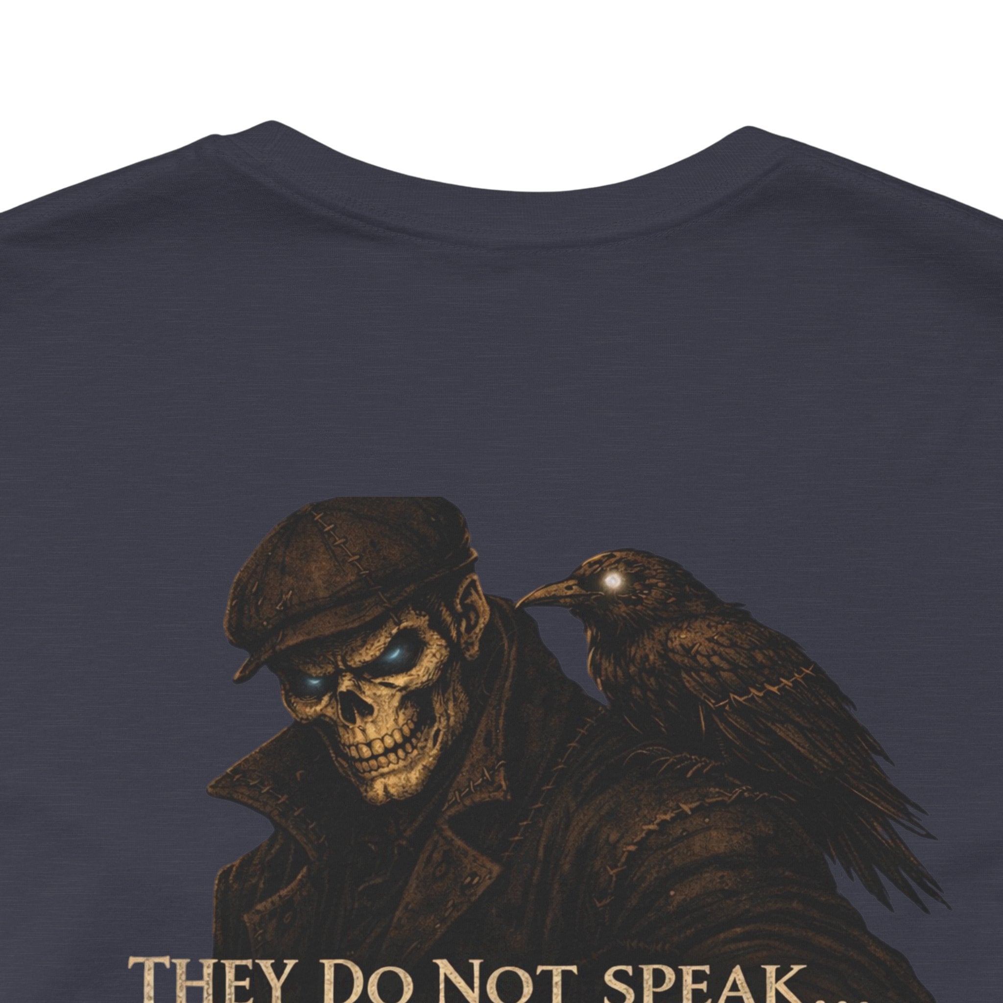 Raven & Wolf Graphic Tee — "They Do Not Speak...They Decide" Gothic Crewneck