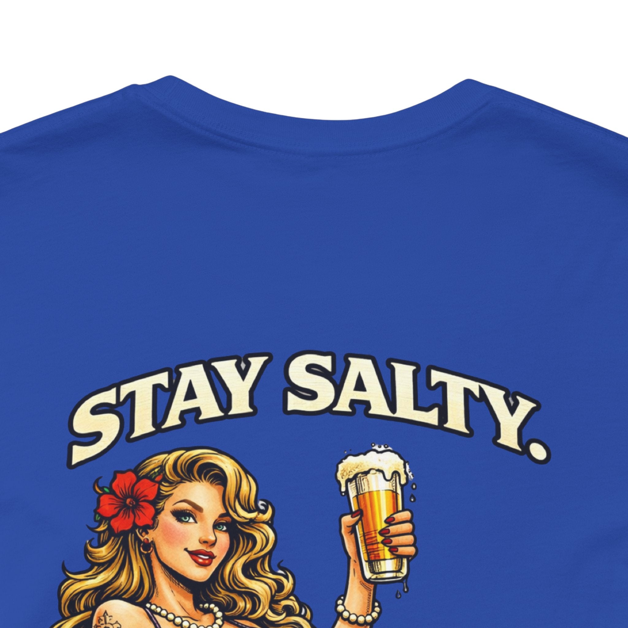 Stay Salty Mermaid T-Shirt — 'Remain UNFKWTBL' Vintage Beach Tee
