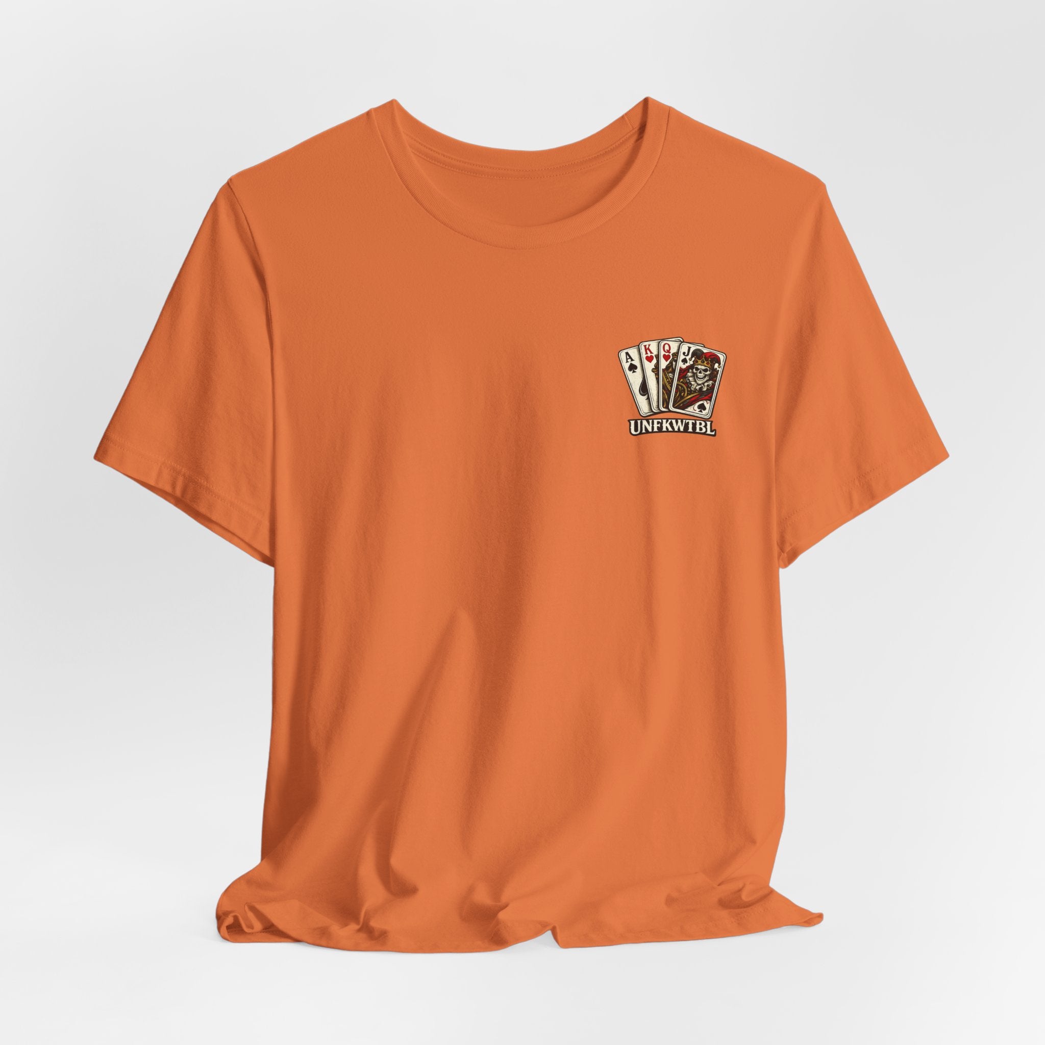 Play Dirty Win Everything Graphic Tee — Poker Skull Pinup T-Shirt
