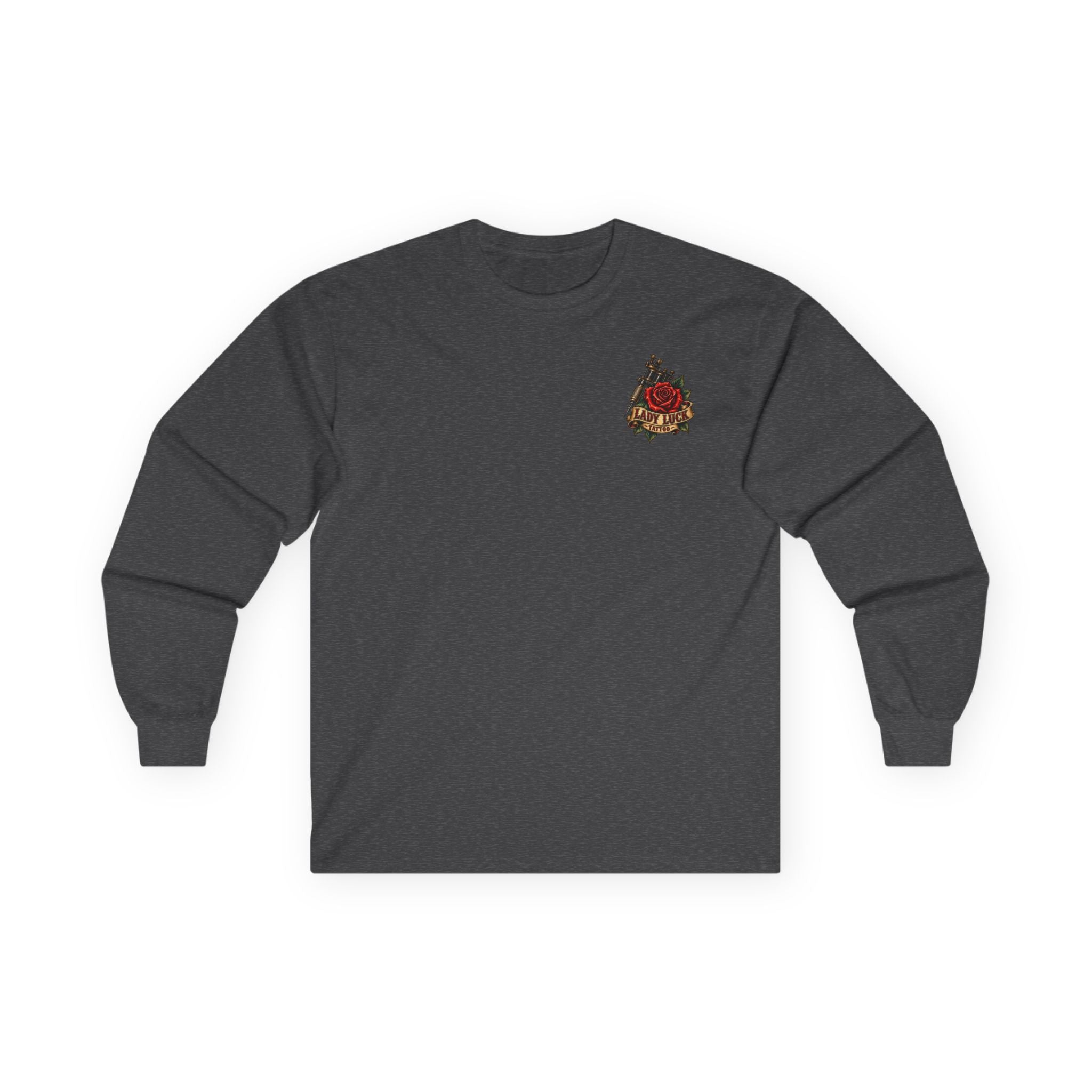 Lady Luck Tattoo Rebel Pinup Long-Sleeve Tee