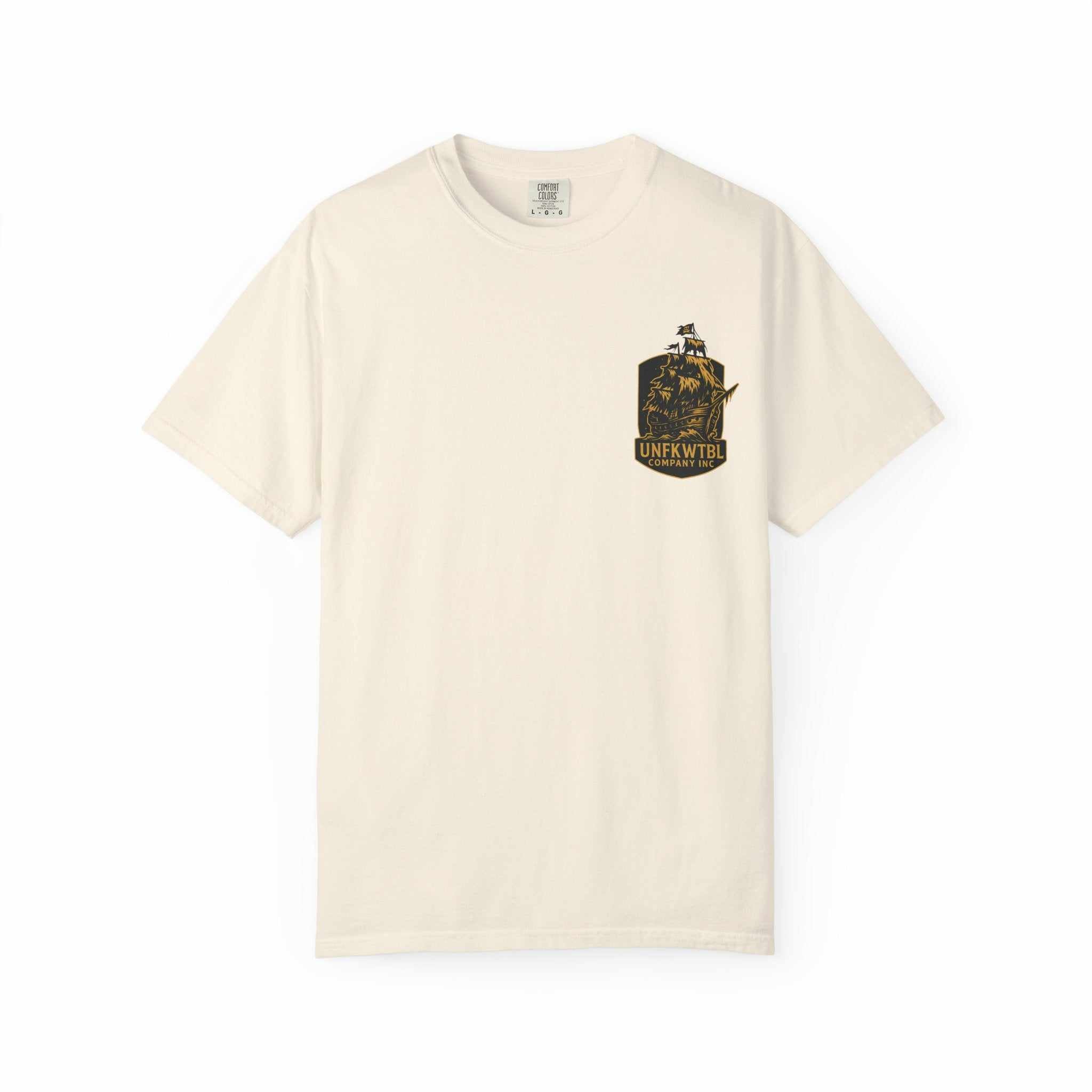 Control the Chaos unisex garment-dyed t-shirt in vibrant colors, sustainable fashion cotton tee for adventure lovers