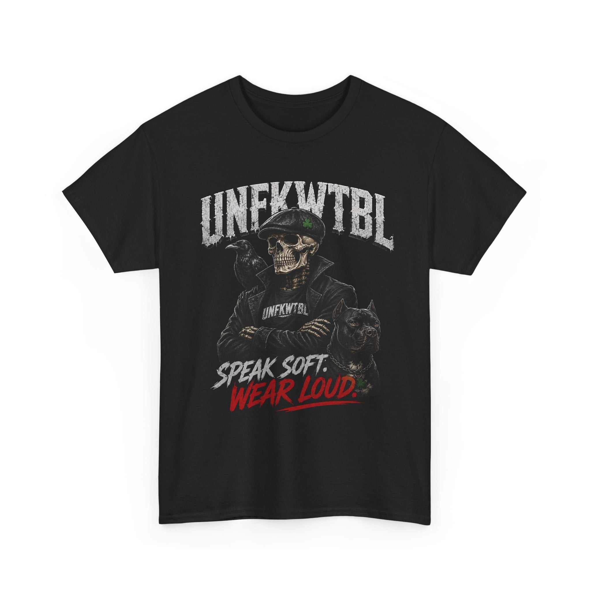 Skull Ranger Tee — “Speak Soft, Wear Loud” Graphic T‑Shirt