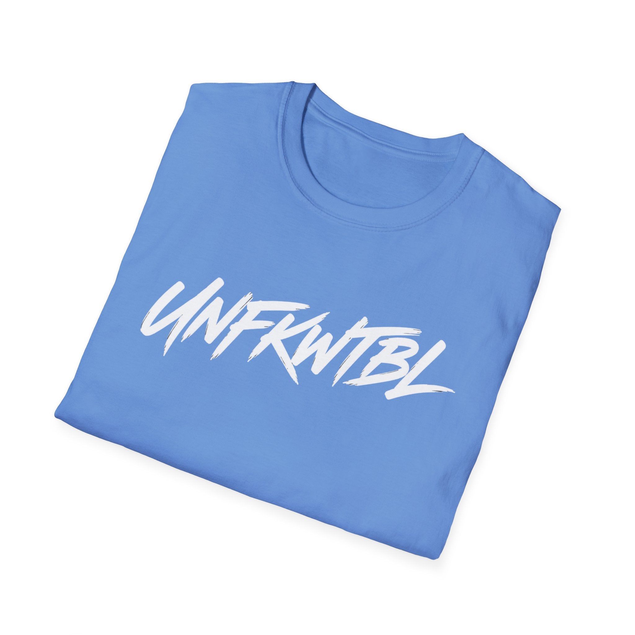 Unfkwtbl Graphic T‑Shirt — Bold White Script Tee