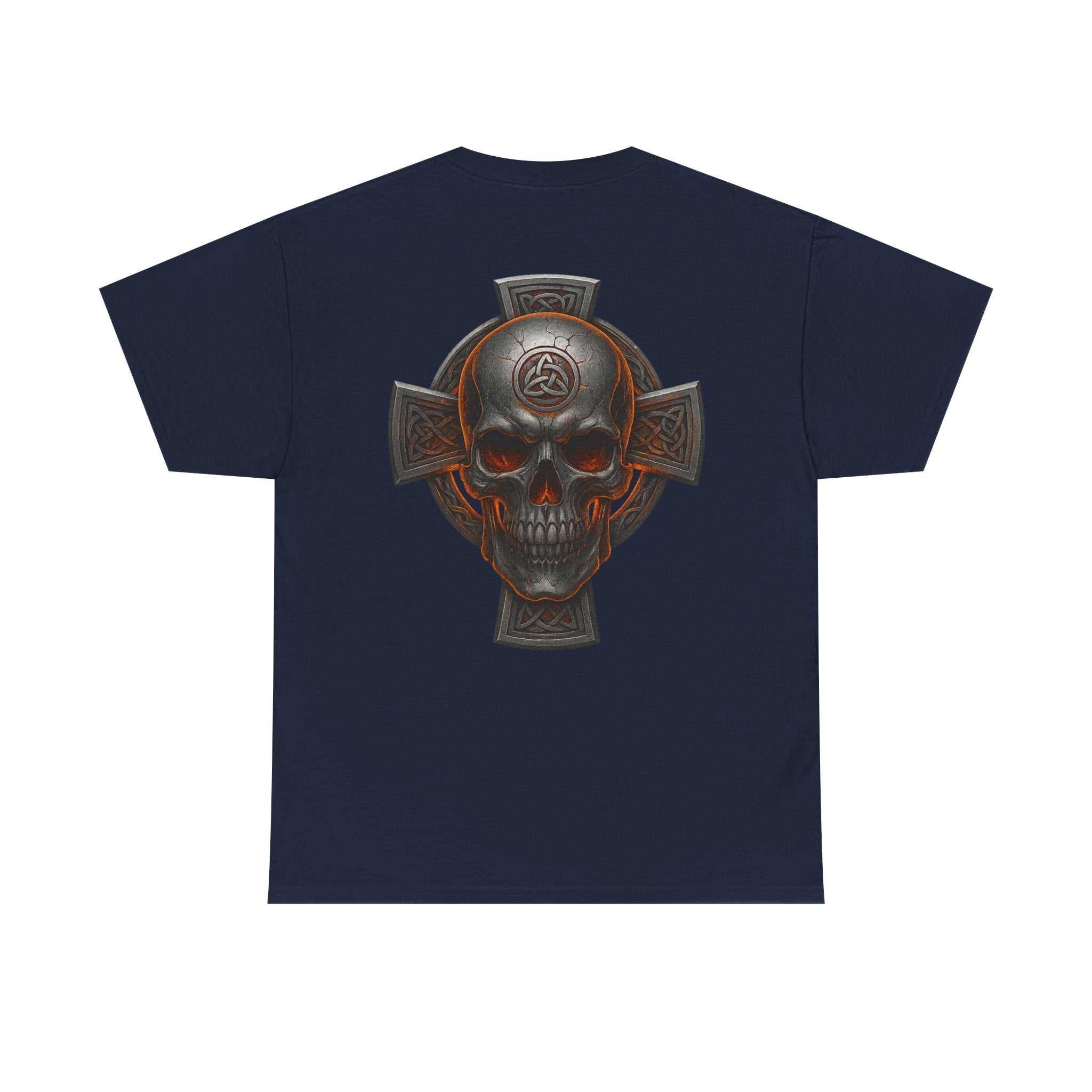 Skull Crossback Tee — UNFKWTBL Gothic Graphic T-Shirt