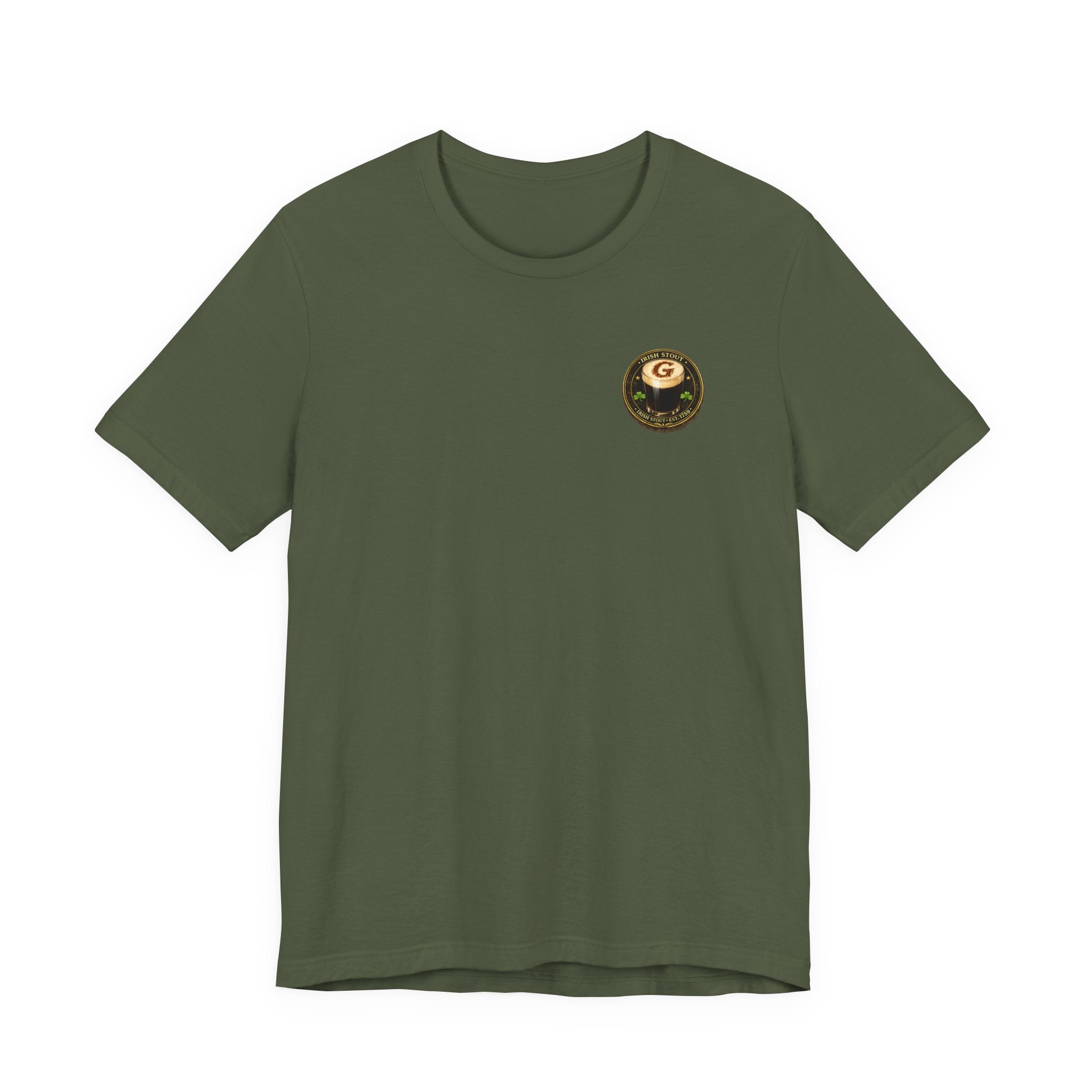 Irish Stout G-Spot T-Shirt — Funny Beer Pub Tee with Shamrock Design