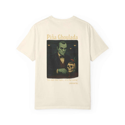 Ghoulada Vintage-Inspired Graphic T-Shirt: Unisex, Casual Wear, Perfect for Halloween, Beach Parties, and Everyday Style, Retro Art