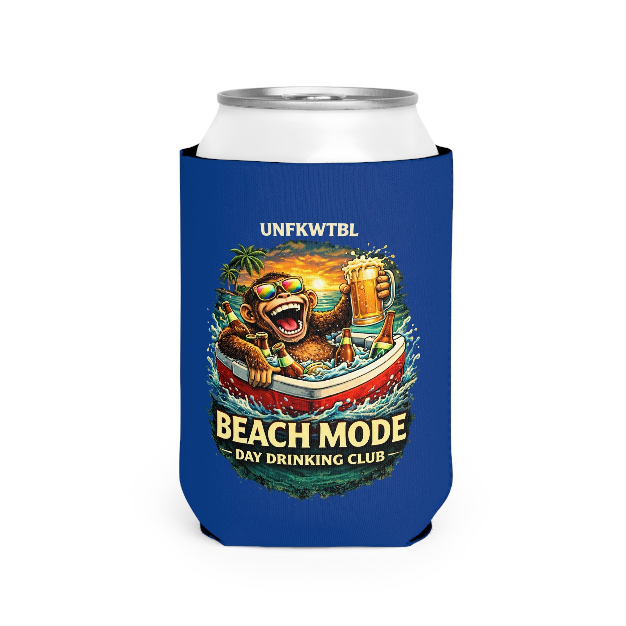 Can Cooler Sleeve — 'Beach Mode Day Drinking Club' / 'Boat Drinks Hit Different'