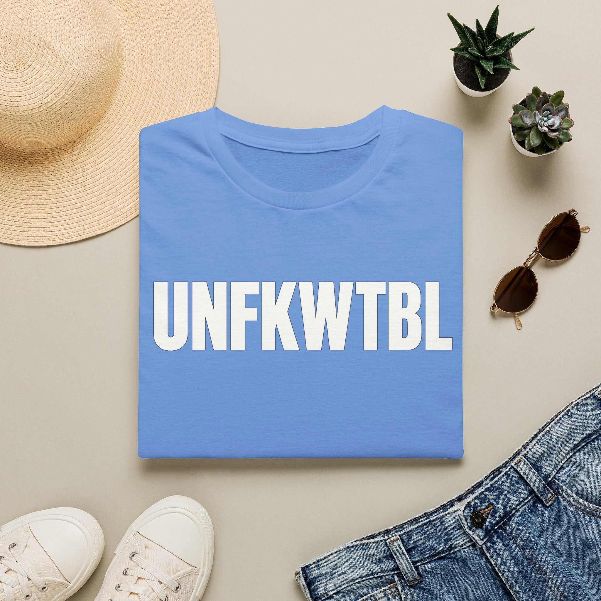 UNFKWTBL Graphic Tee — Bold Abbreviation Statement Shirt