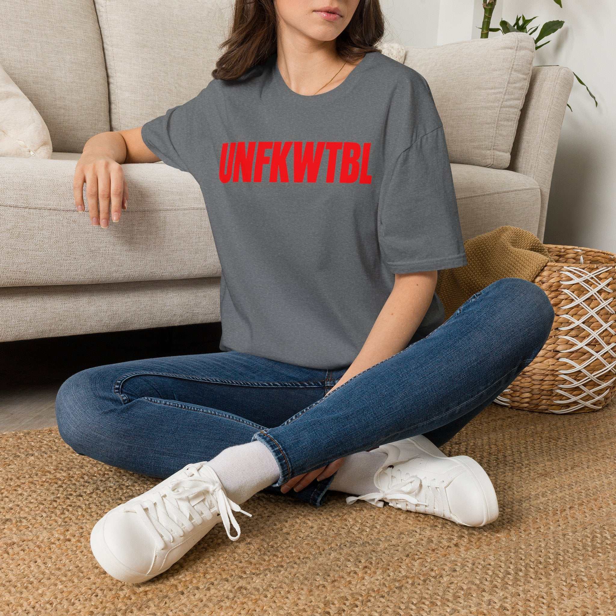 UNFKWTBL Graphic T-Shirt — Bold Red Statement Tee