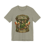 Straight Out of Dublin Irish Pub T-Shirt — St. Patrick’s Day Skeleton Pint Tee