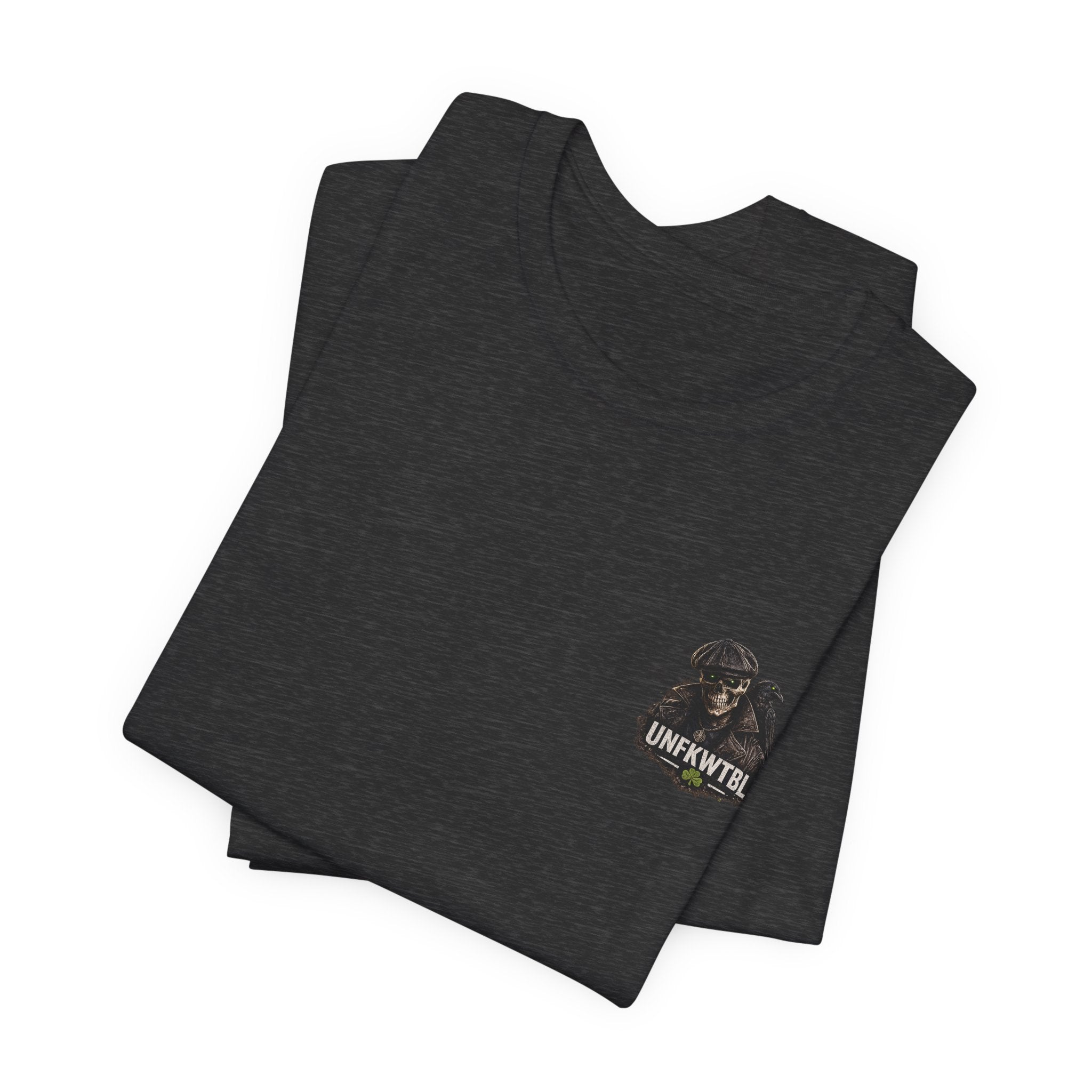 UNFKWTBL Graphic Tee — "Don't Fear the Dark" Military-Inspired Short Sleeve Shirt