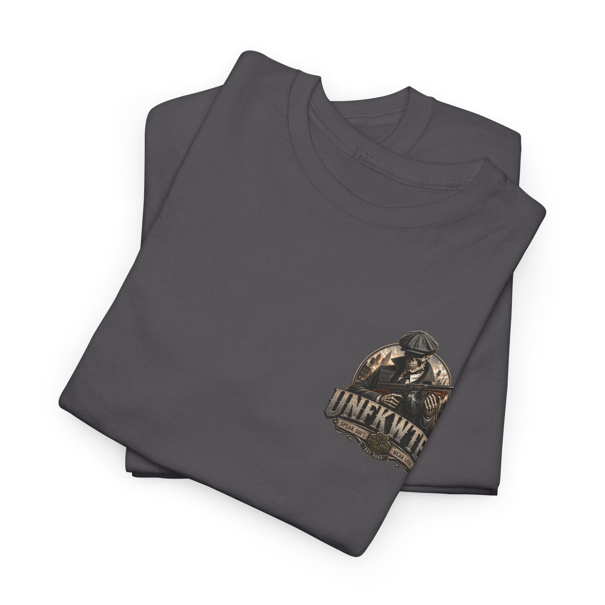 Peaky Blinders-Inspired Graphic Tee — Vintage Gangster Poster Design