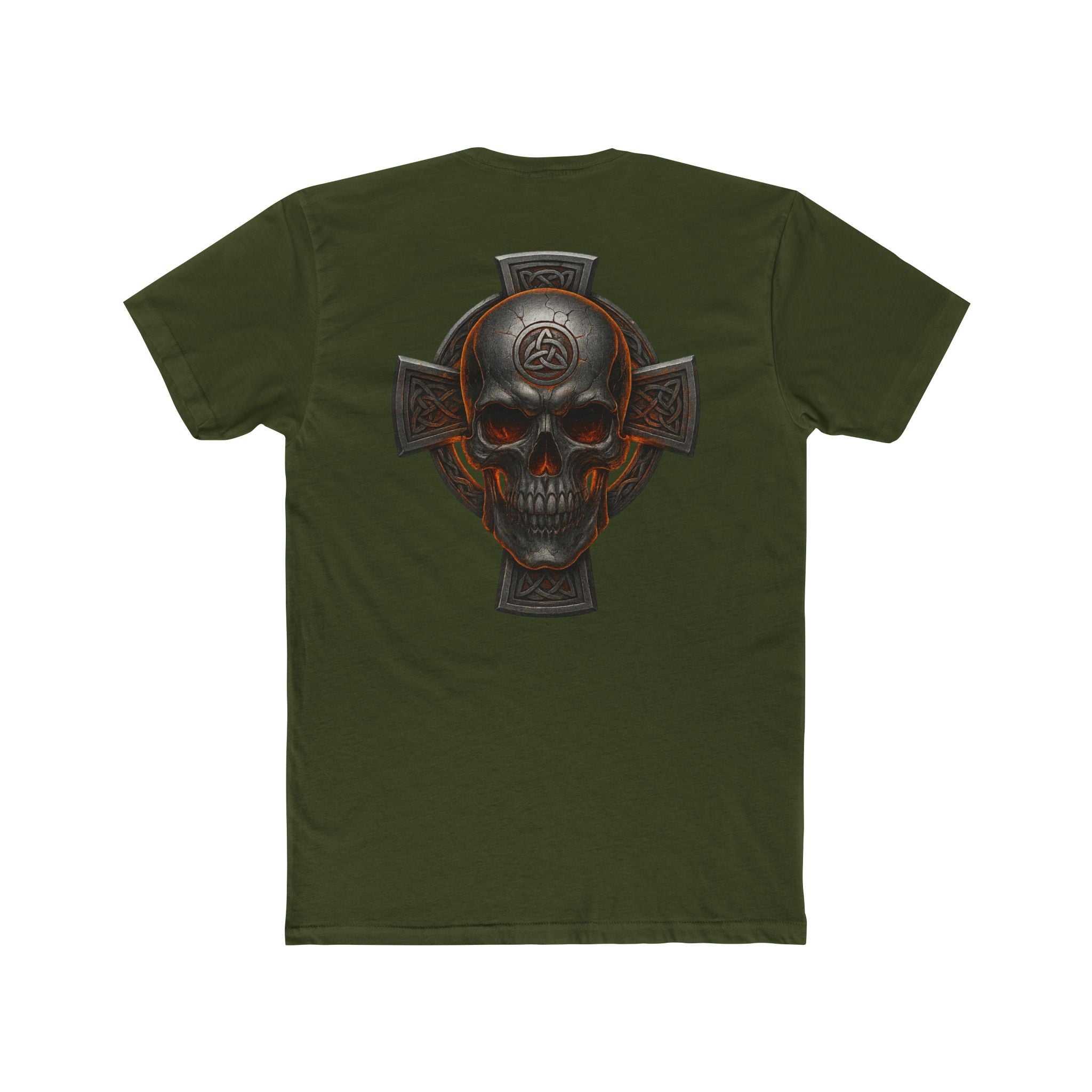 Skull Crossback T‑Shirt — Gothic Skull Emblem Tee