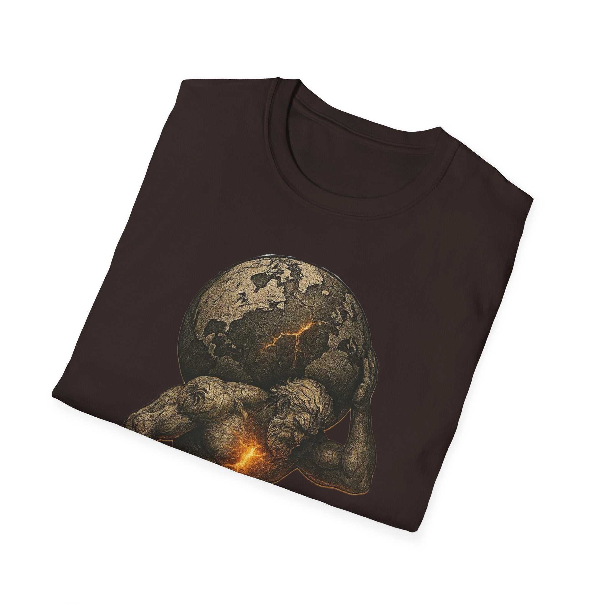 Atlas Strength Unisex Softstyle T-Shirt with bold graphic design and comfortable fit