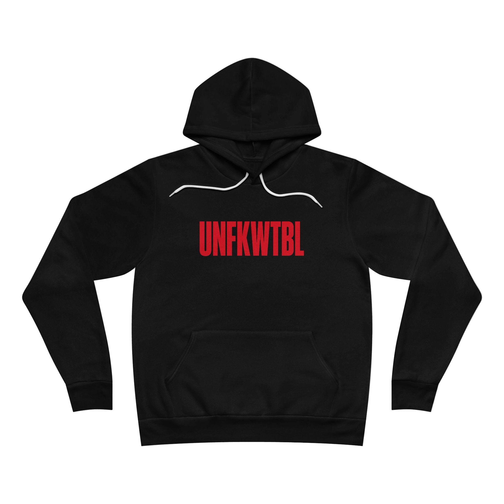 Hoodie - UNFKWTBL Bold Red Logo Pullover Hoodie
