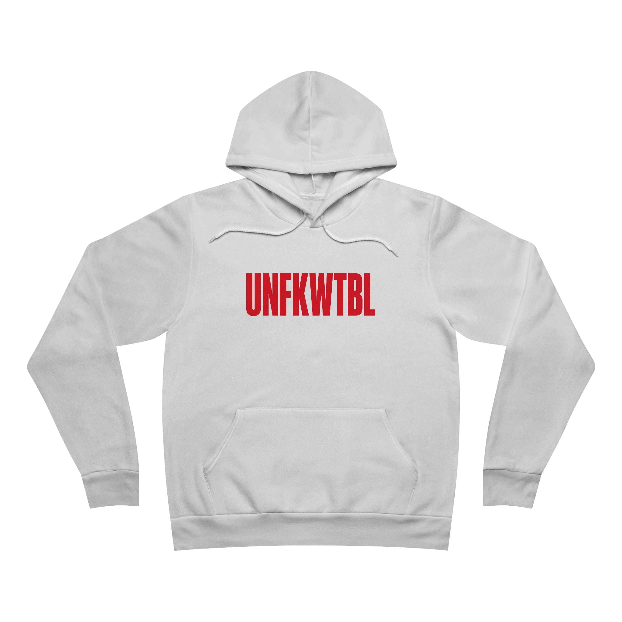 Hoodie - UNFKWTBL Bold Red Logo Pullover Hoodie