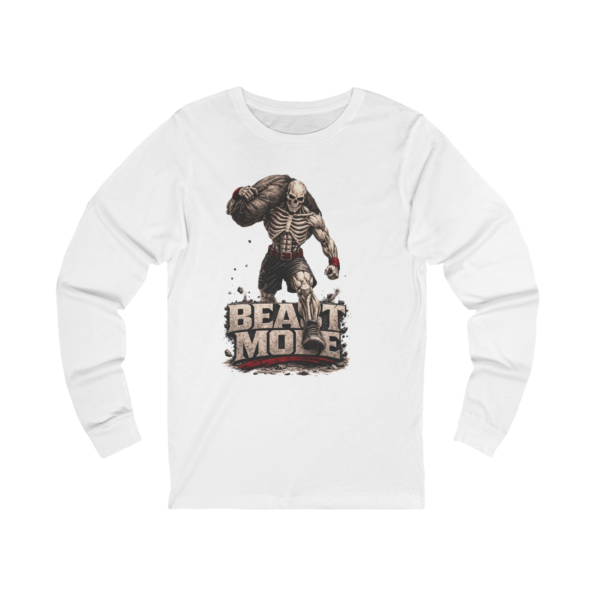 Beast Mode Skeleton Long Sleeve Tee
