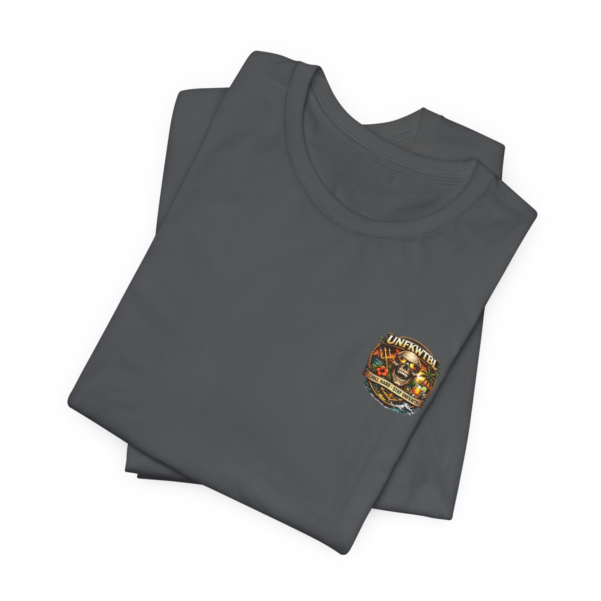 Chaos Island Skull T-Shirt — Tropical Pirate Graphic Tee