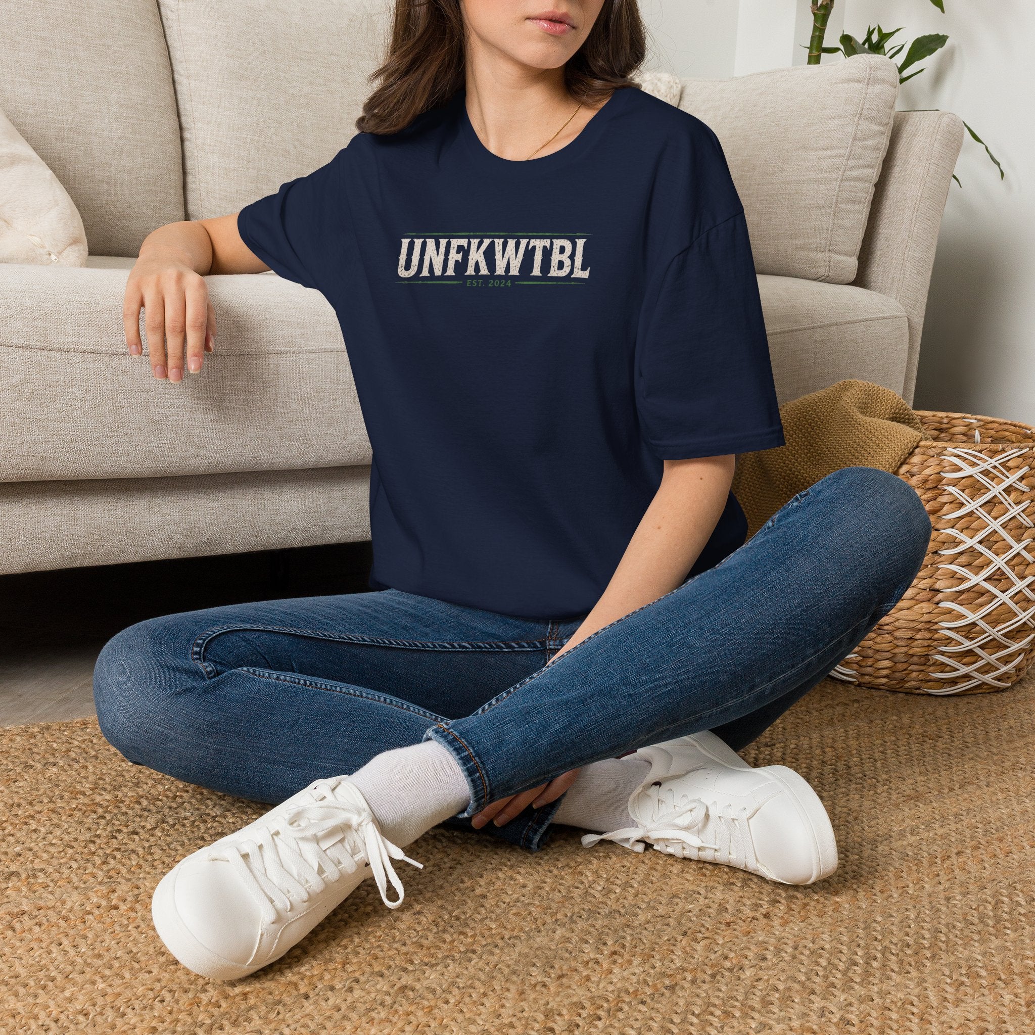 UNFKWTBL Graphic Tee — Vintage Athletic Logo T-Shirt