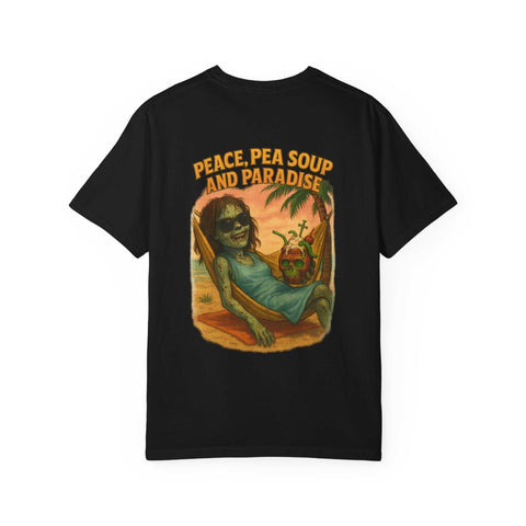 REGAN’S Peace, Pea Soup, and Paradise T-Shirt | Unique Unisex Tee | Comfy Casual Wear | Gifts for Friends | Summer Vibes
