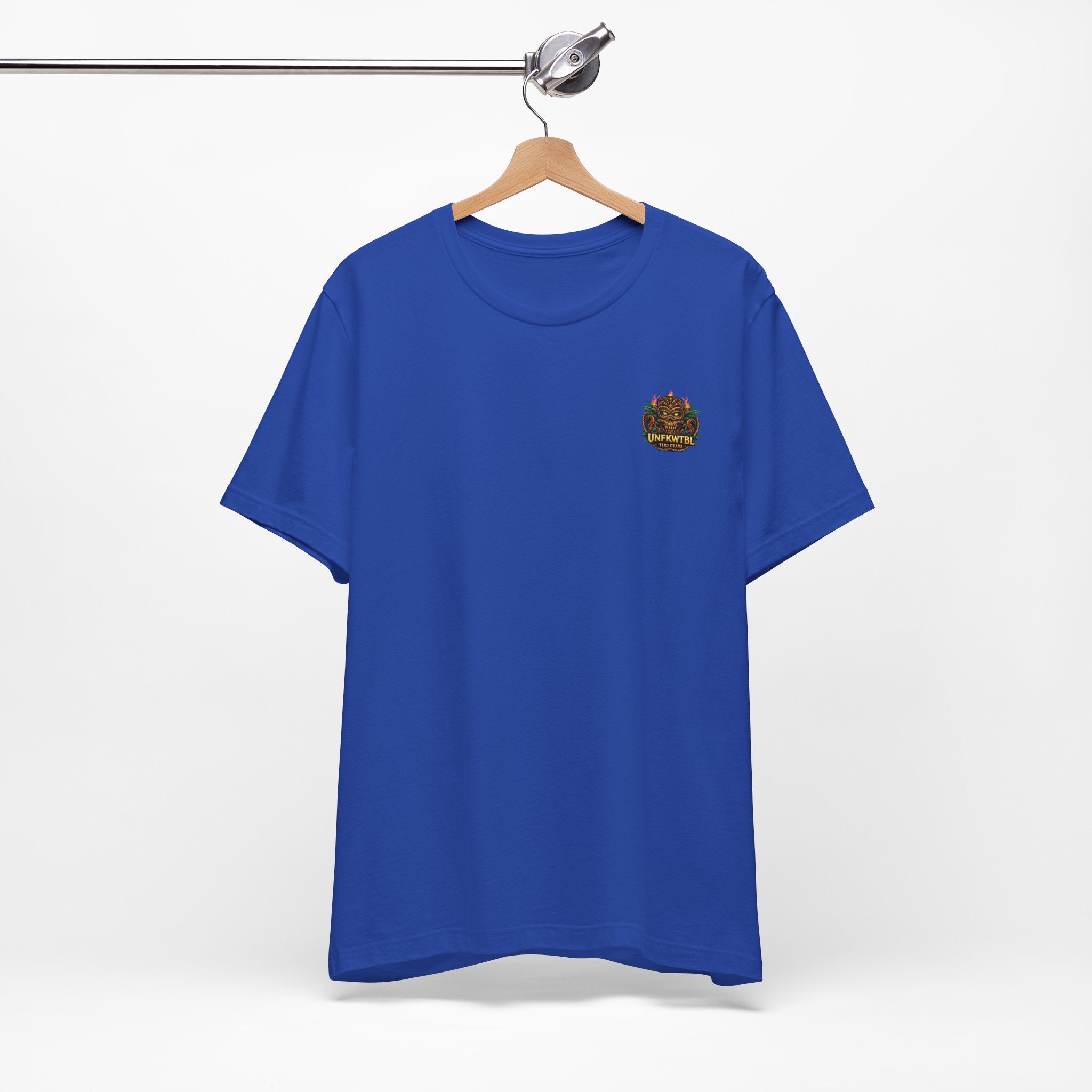 Hawaiian Hula Mermaid T‑Shirt — "Drink Hard Stay Unfwktbl" Tropical Bar Tee
