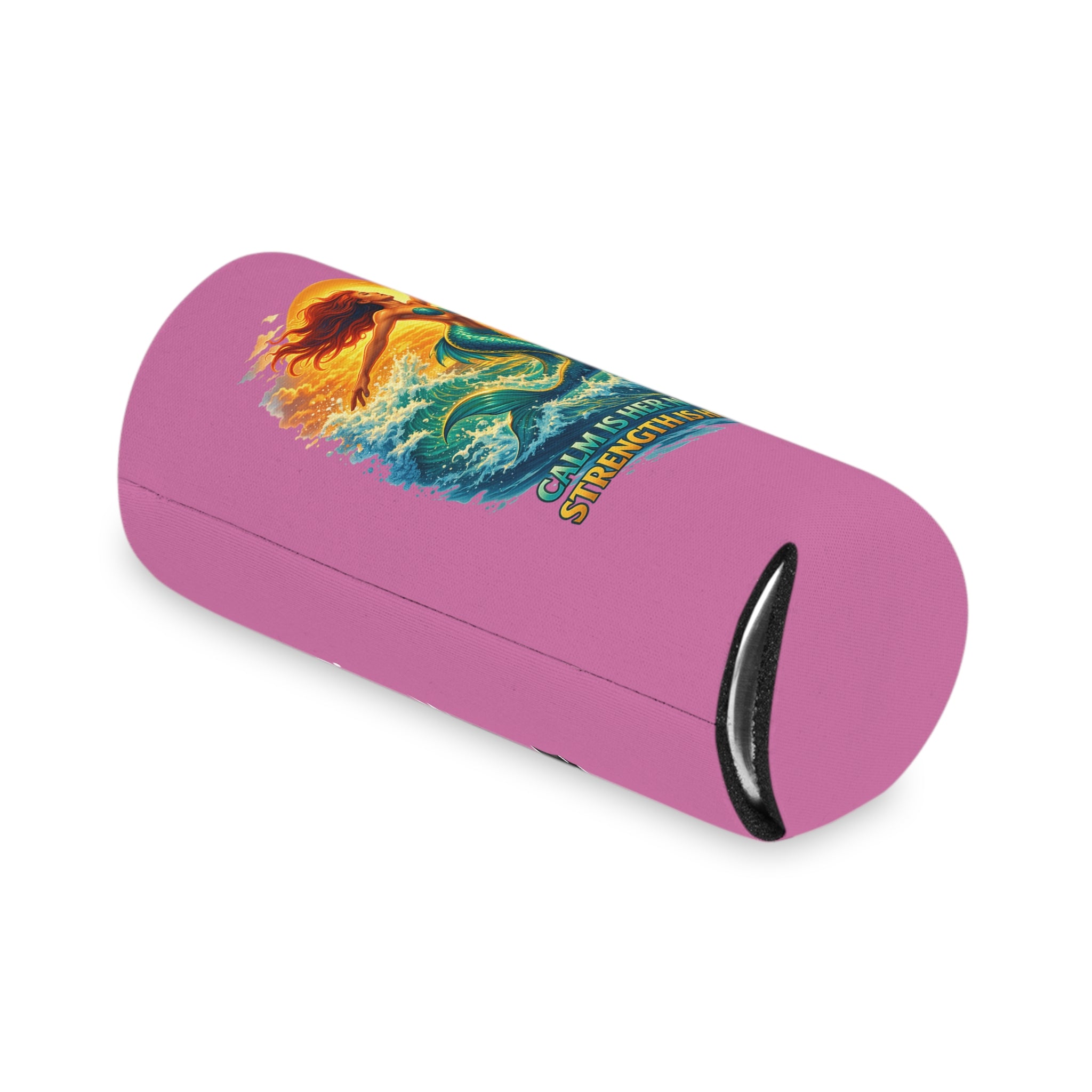 Can Cooler — Mermaid "Calm Is Her Nature, Strength Is Her Tide" & "Stay Cold" Beverage Koozie