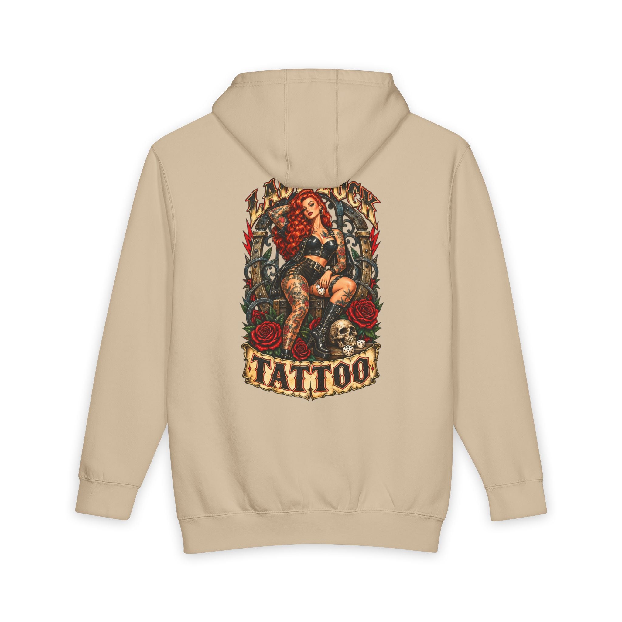 Lady Luck Tattoo Rebel Pinup Hoodie