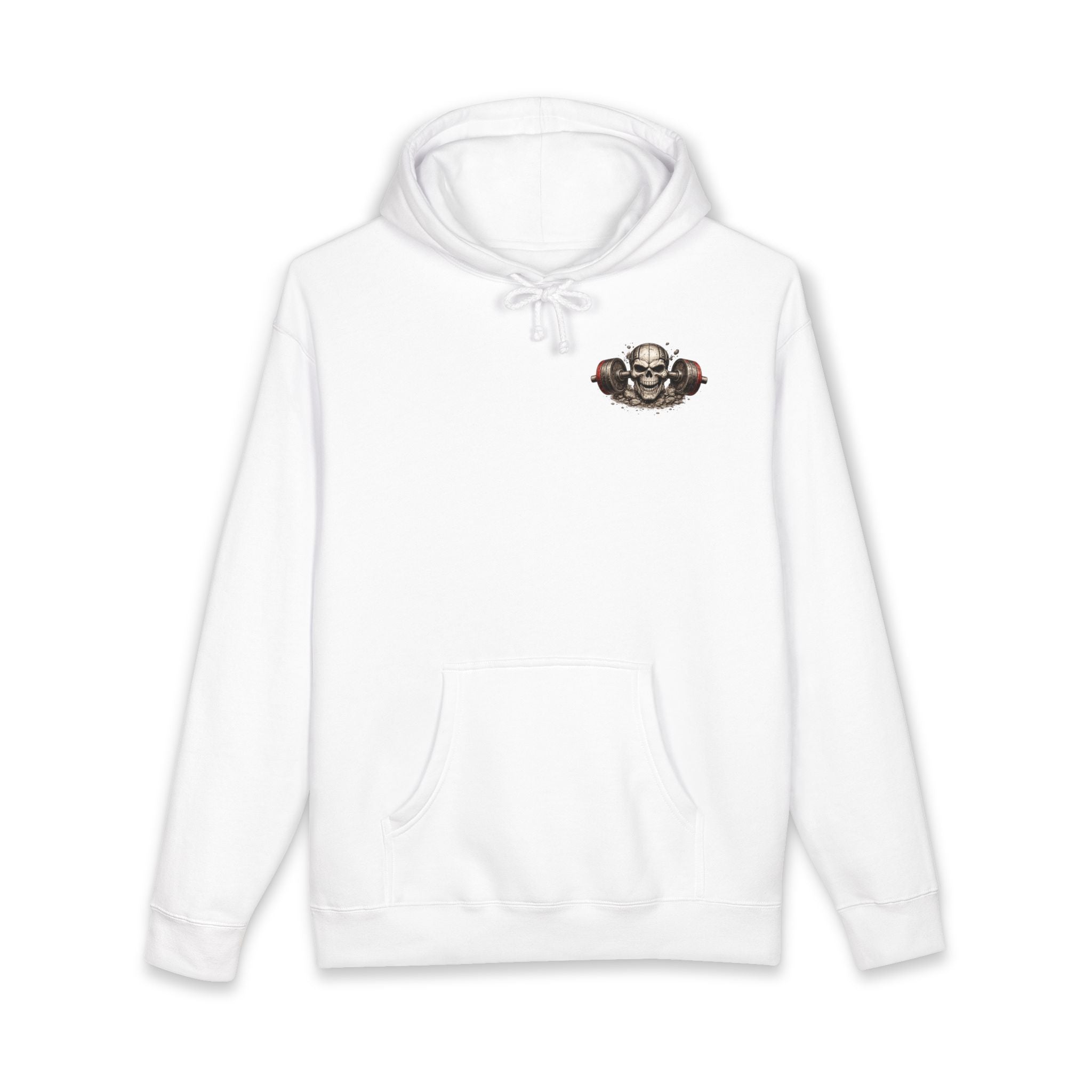 Weightlifter Skull Hoodie — UNFKWTBL Barbell Gym Hoodie
