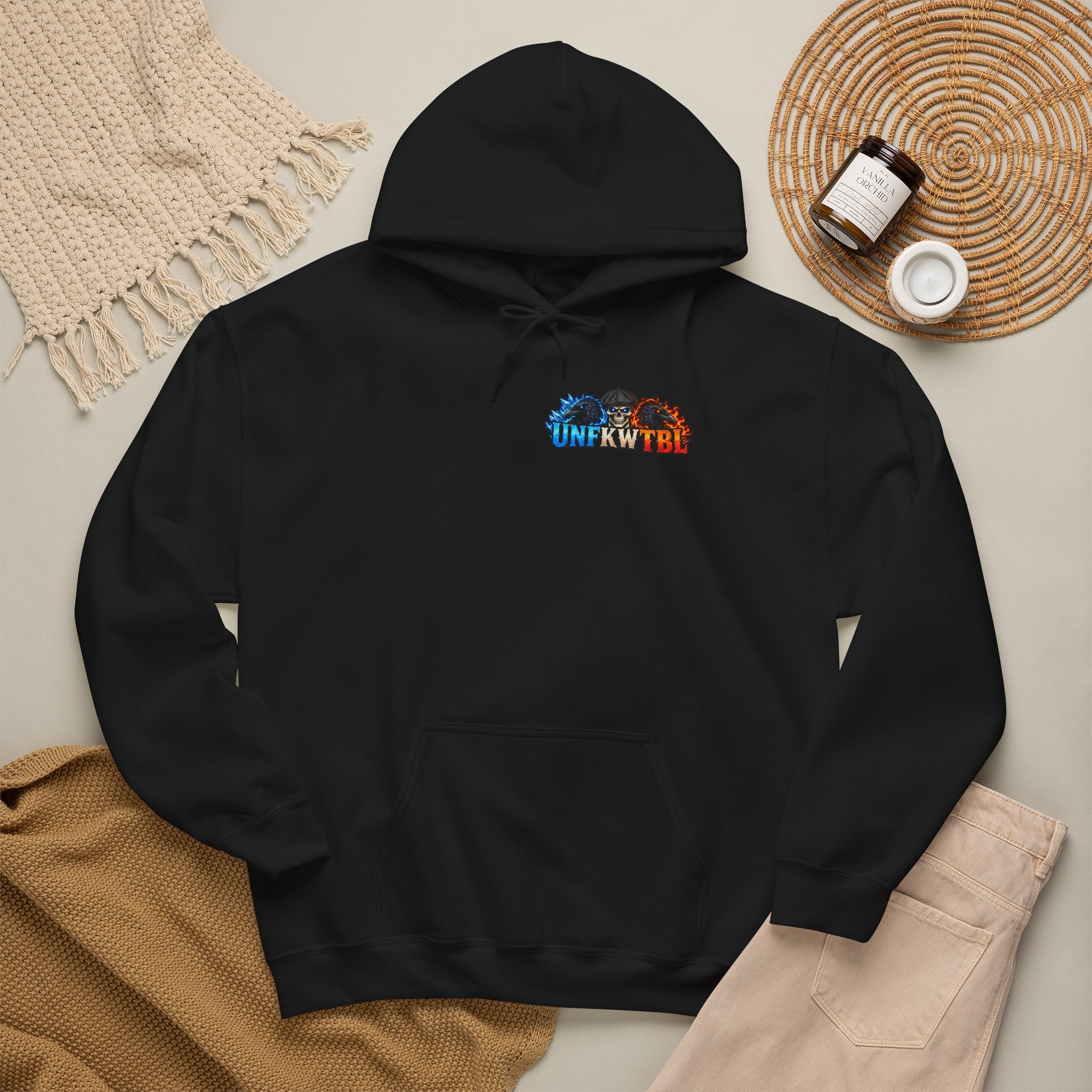 The Silent Boss: Fire & Ice Hoodie