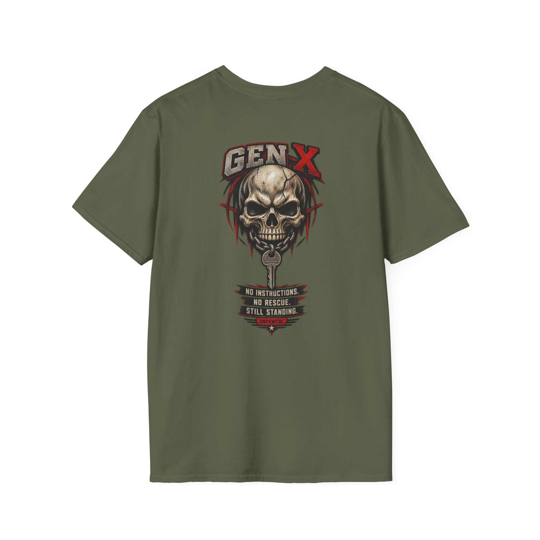 No Instructions. No Rescue. Gen X Tee