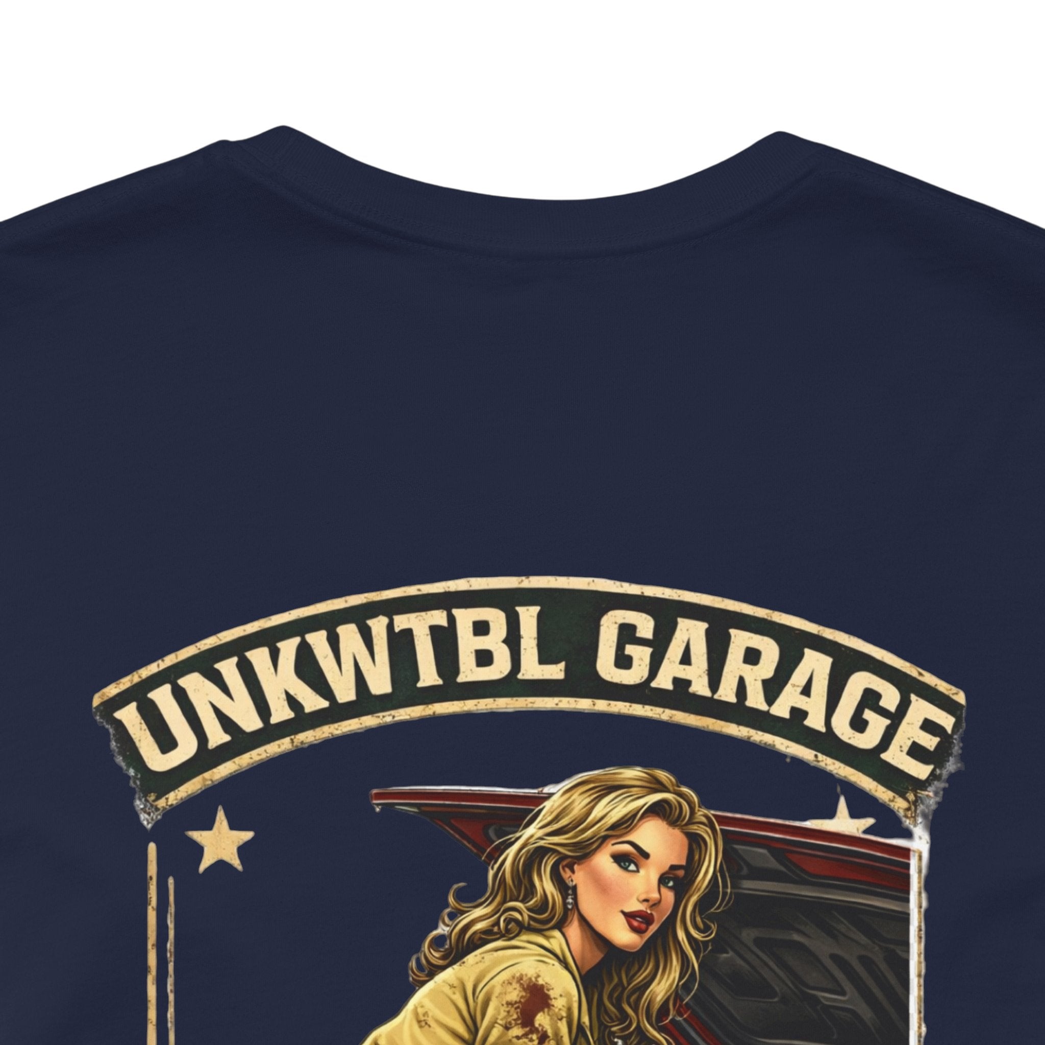 Mechanic On Duty Tee — Retro Pinup Garage T-Shirt