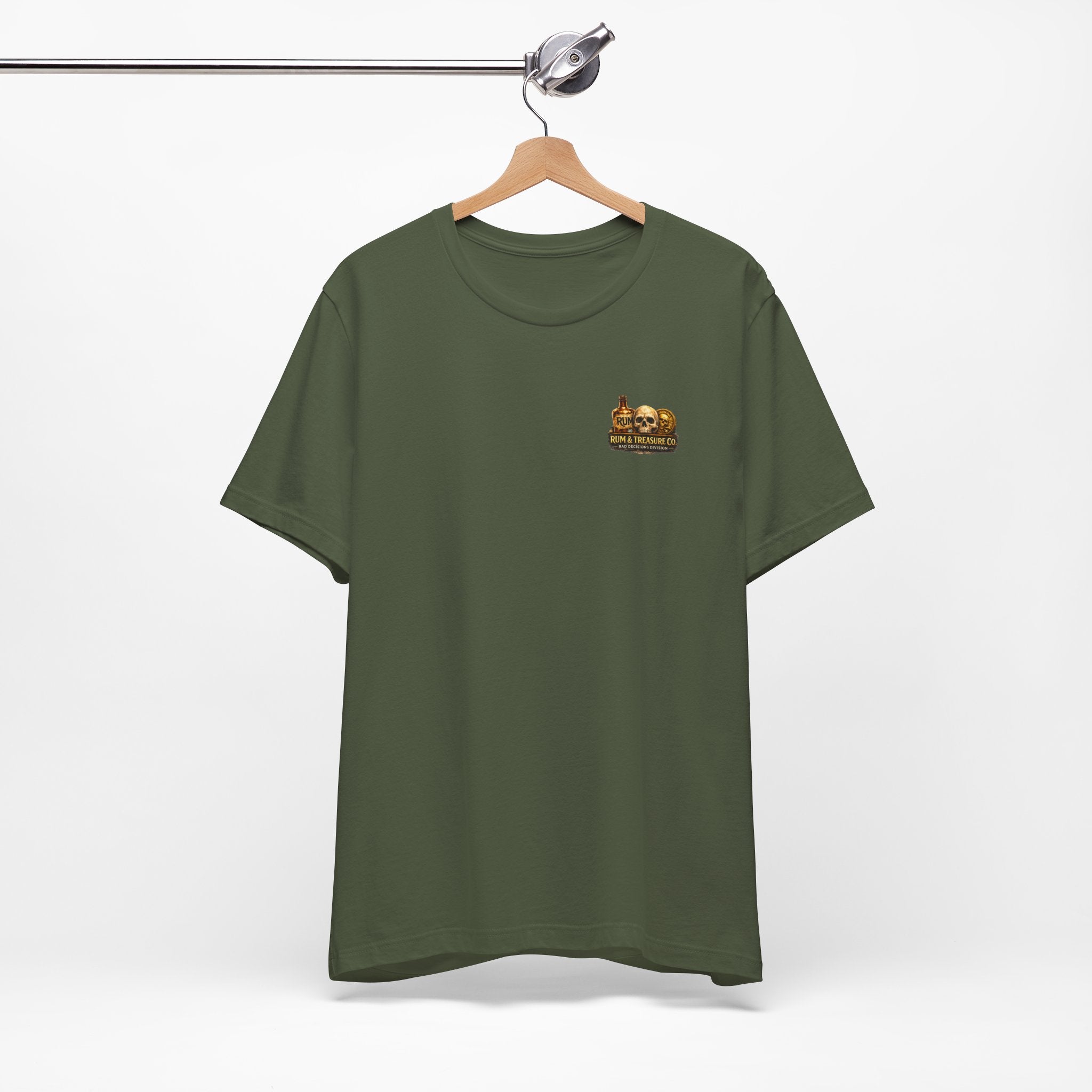 Treasure Hunter T-Shirt — "Professional Bad Decision Maker" Pirate Skull Tee