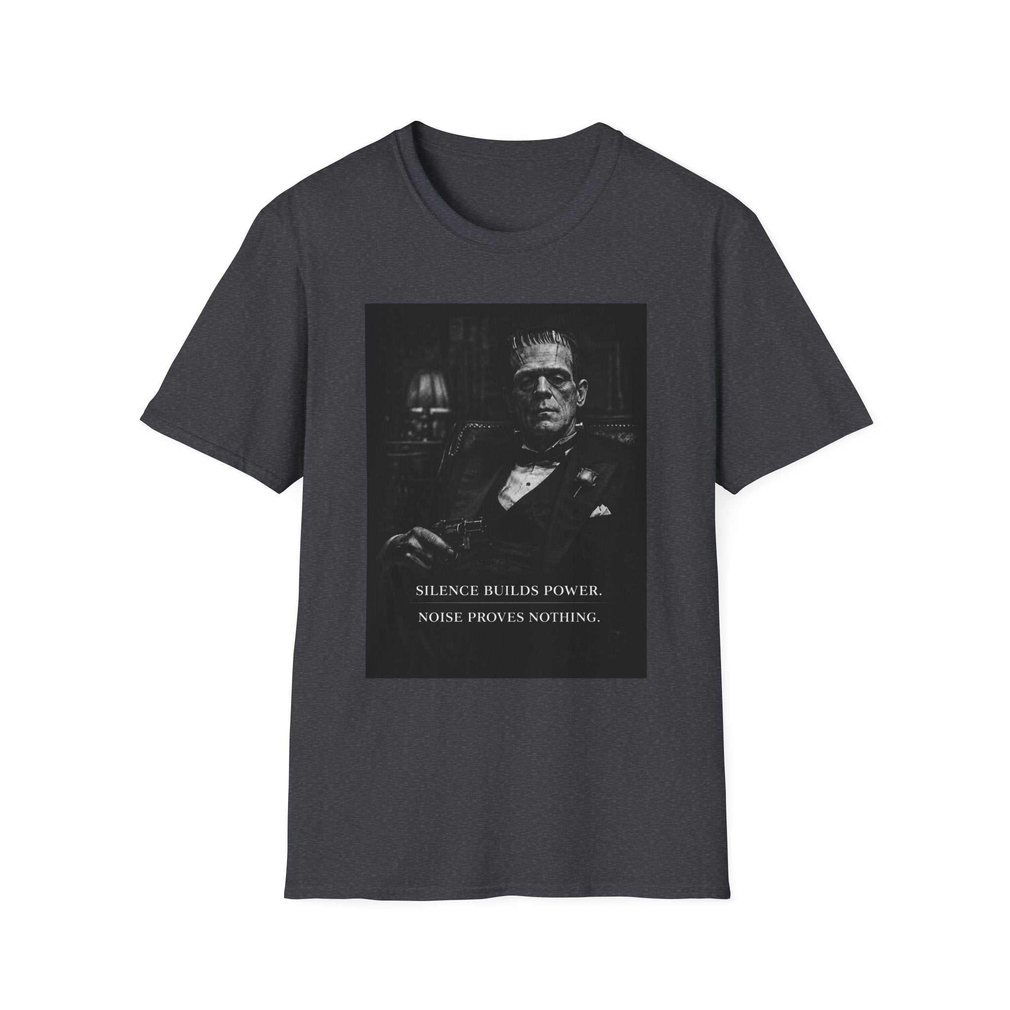 Frankenstein Portrait Tee — "Nothing To Do" Gothic Horror T-Shirt