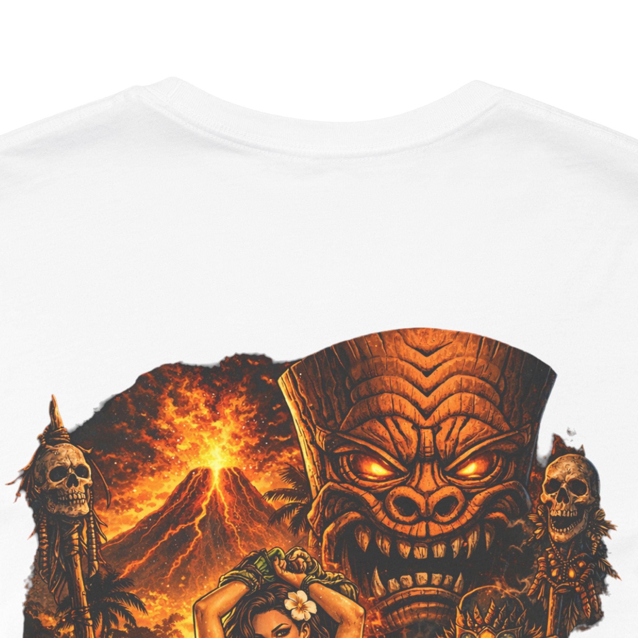 Tiki Ritual Graphic Tee — "Offerings Must Be Made" Back Print